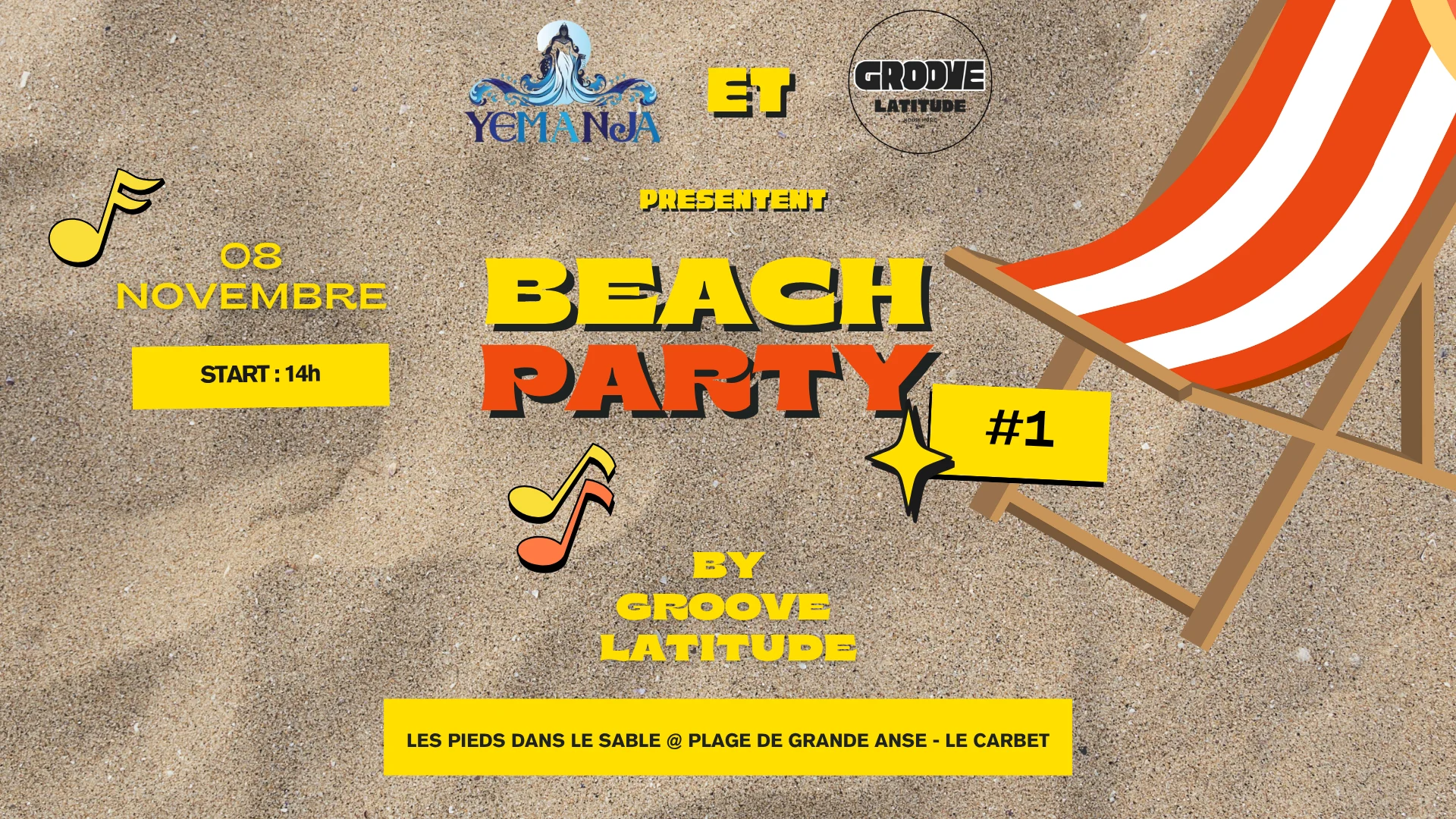 Beach Party @ Yemanja ! [Plage Du Carbet] Cover