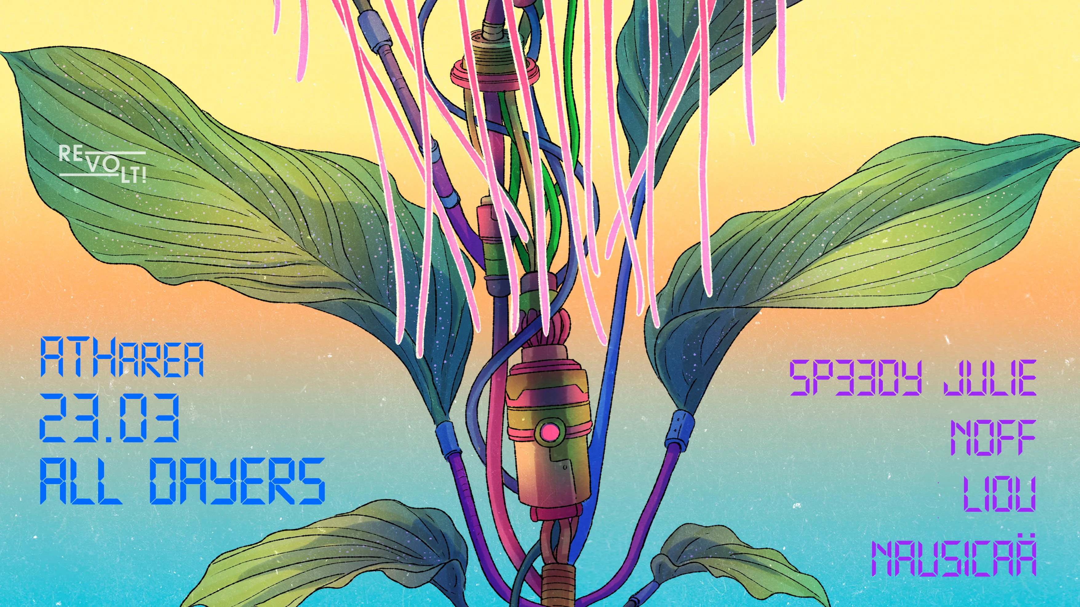 All Dayers 04: Sp33dy Julie, Noff, Liou, Nausicaä Cover