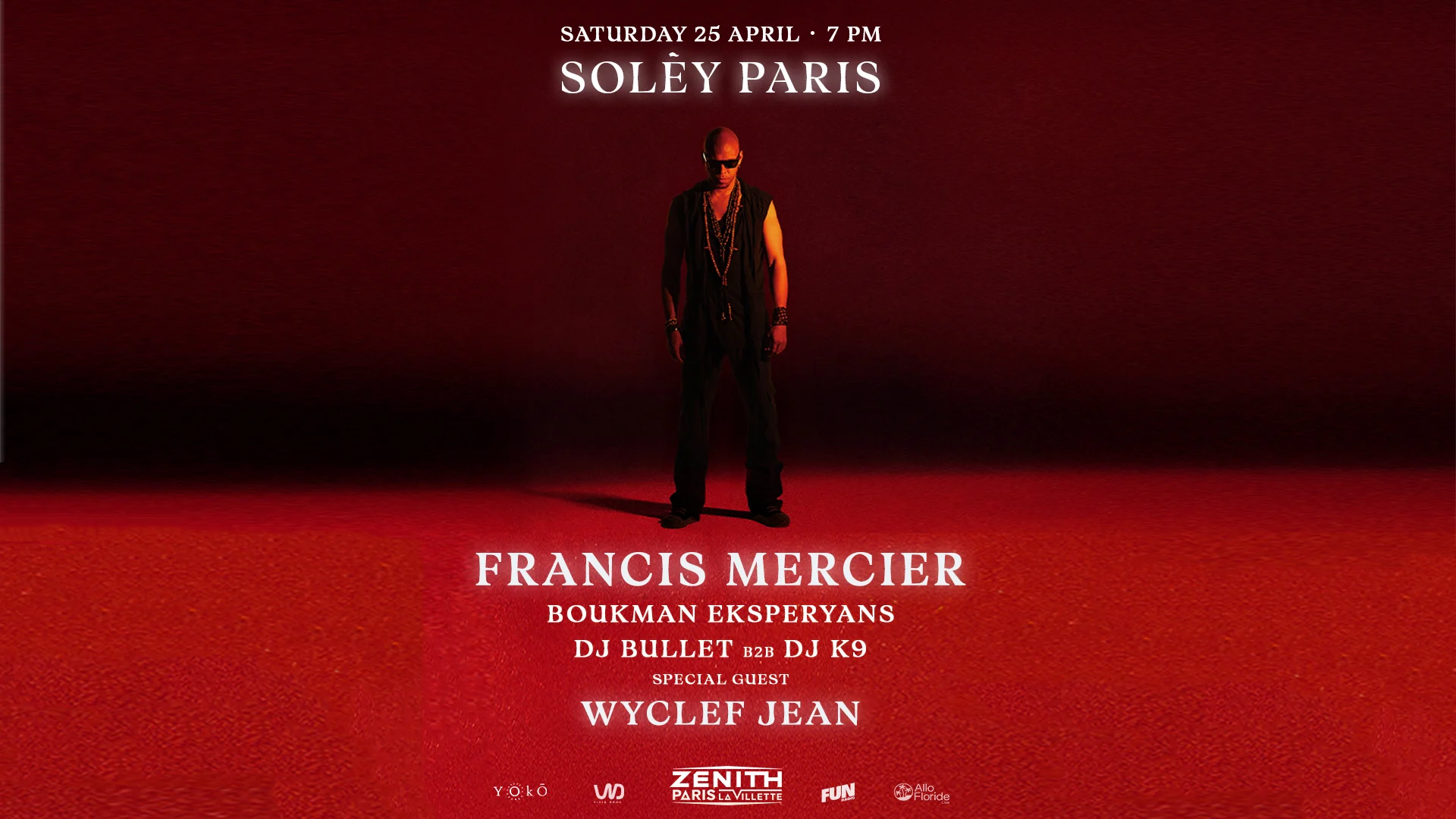 Francis Mercier Presents Solèy — Zénith Paris - La Villette Cover