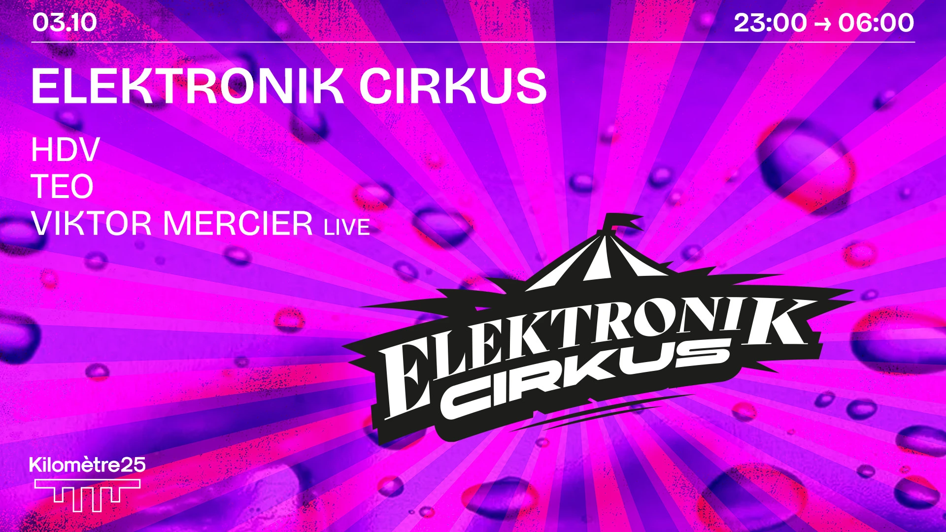 Elektronik Cirkus X Km25 : Hdv, Teo & Viktor Mercier Cover