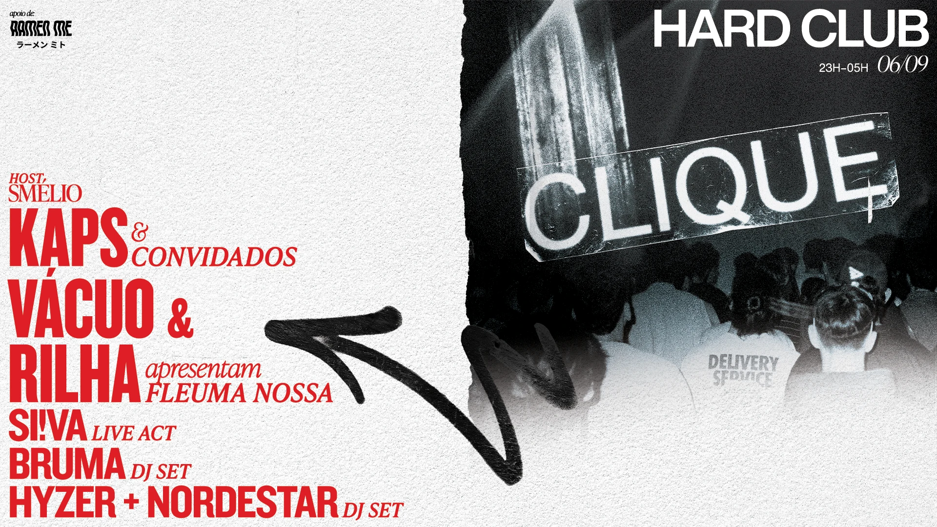 Clique 6 Set // Kaps, Vácuo & Rilha, Si!Va Cover