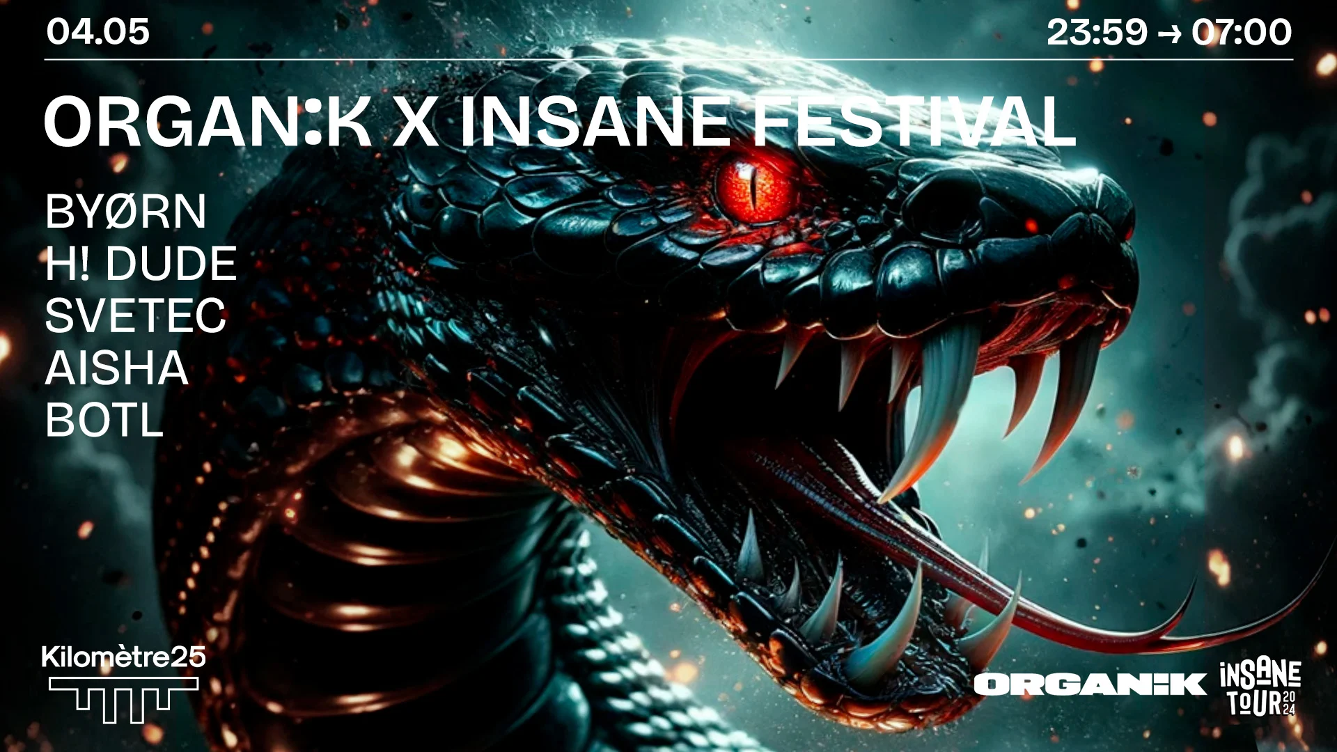 Organik X Insane X Km25 : Byørn, H! Dude, Svetec, & More Cover