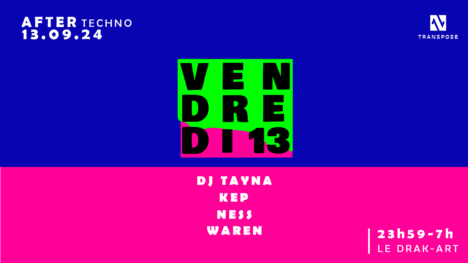 After Vendredi 13 @ Drak-Art By Transpose Cover
