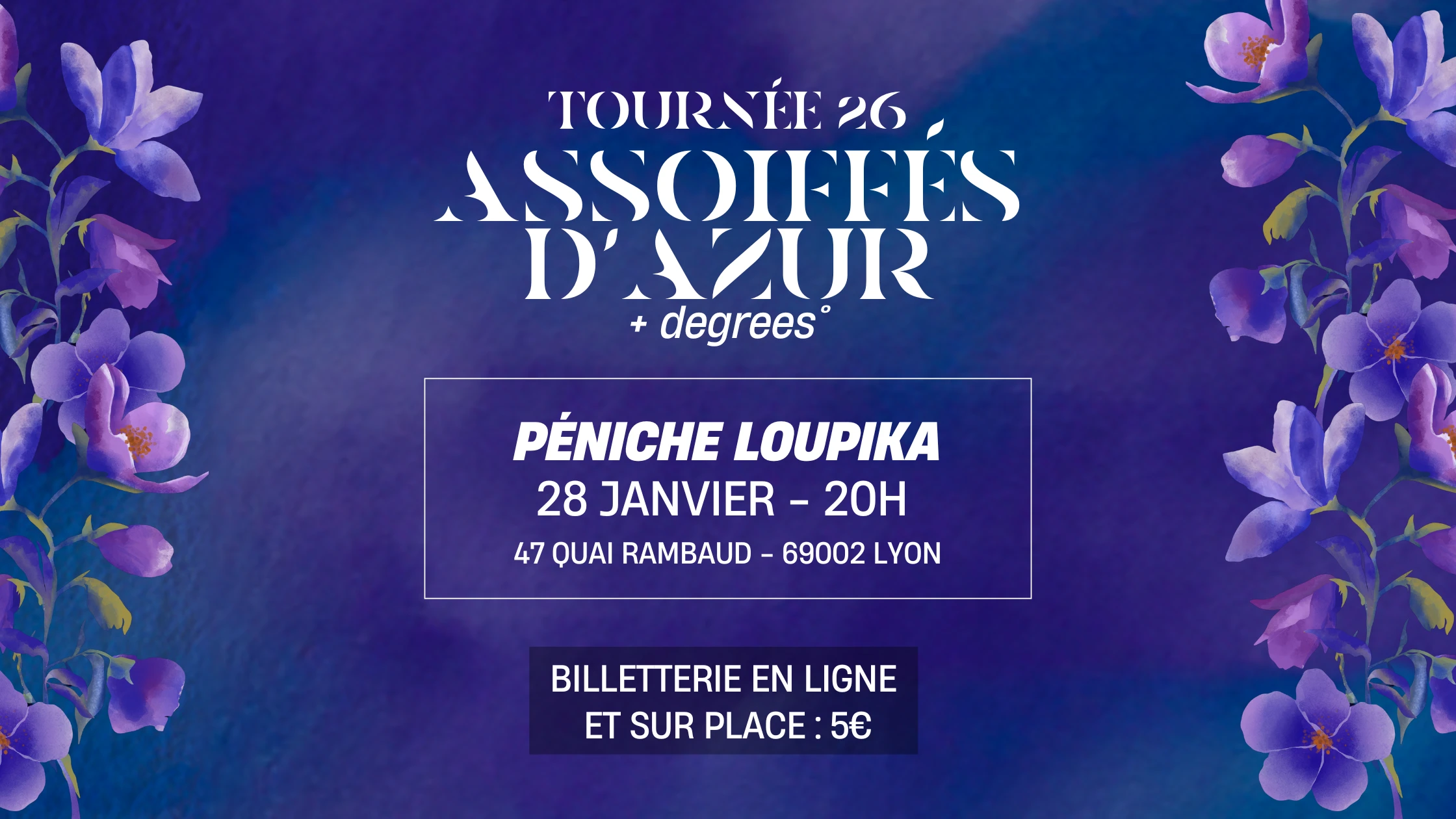 Assoiffés D'azur X Degrees - Live À La Péniche Loupika Cover