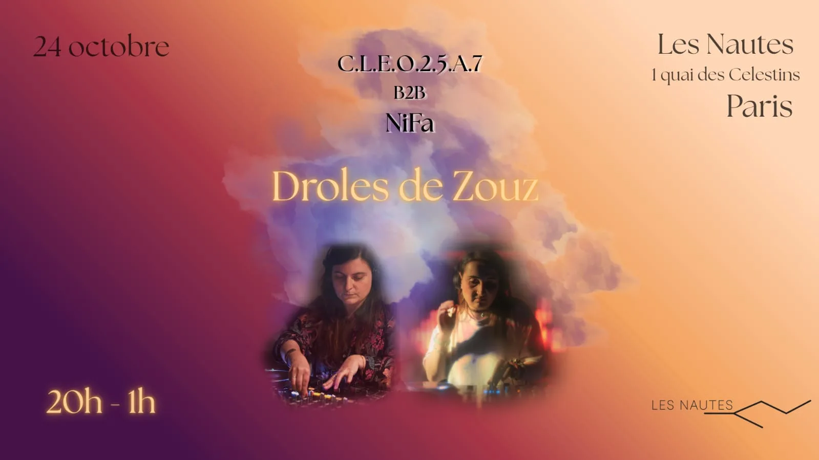Droles De Zouz All Night Long Cover