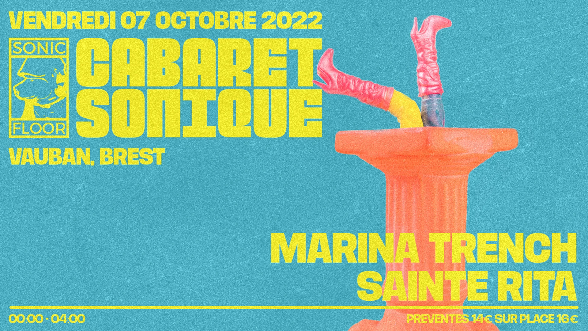 Cabaret Sonique : Marina Trench + Sainte Rita Cover