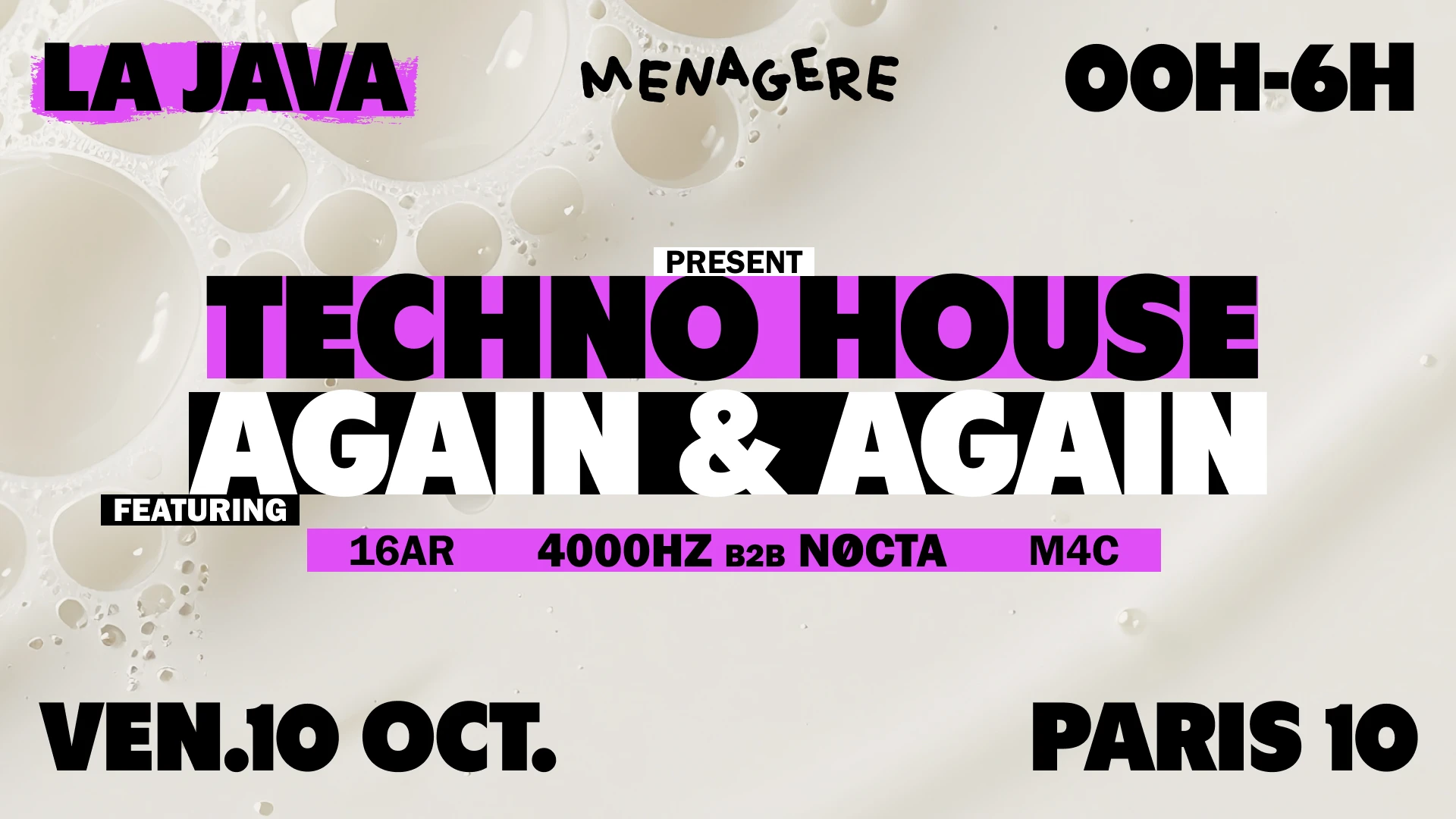 Techno House Again & Again Cover