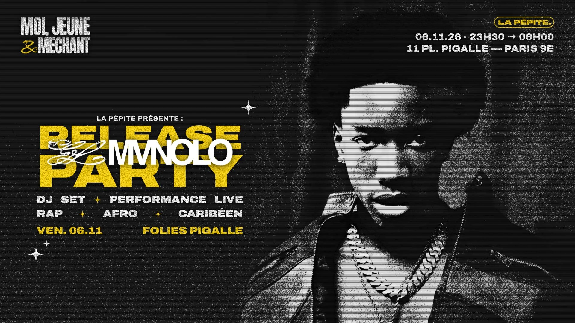 La Pépite X El Mvnolo - Vendredi 6 Novembre Folies Pigalle Cover
