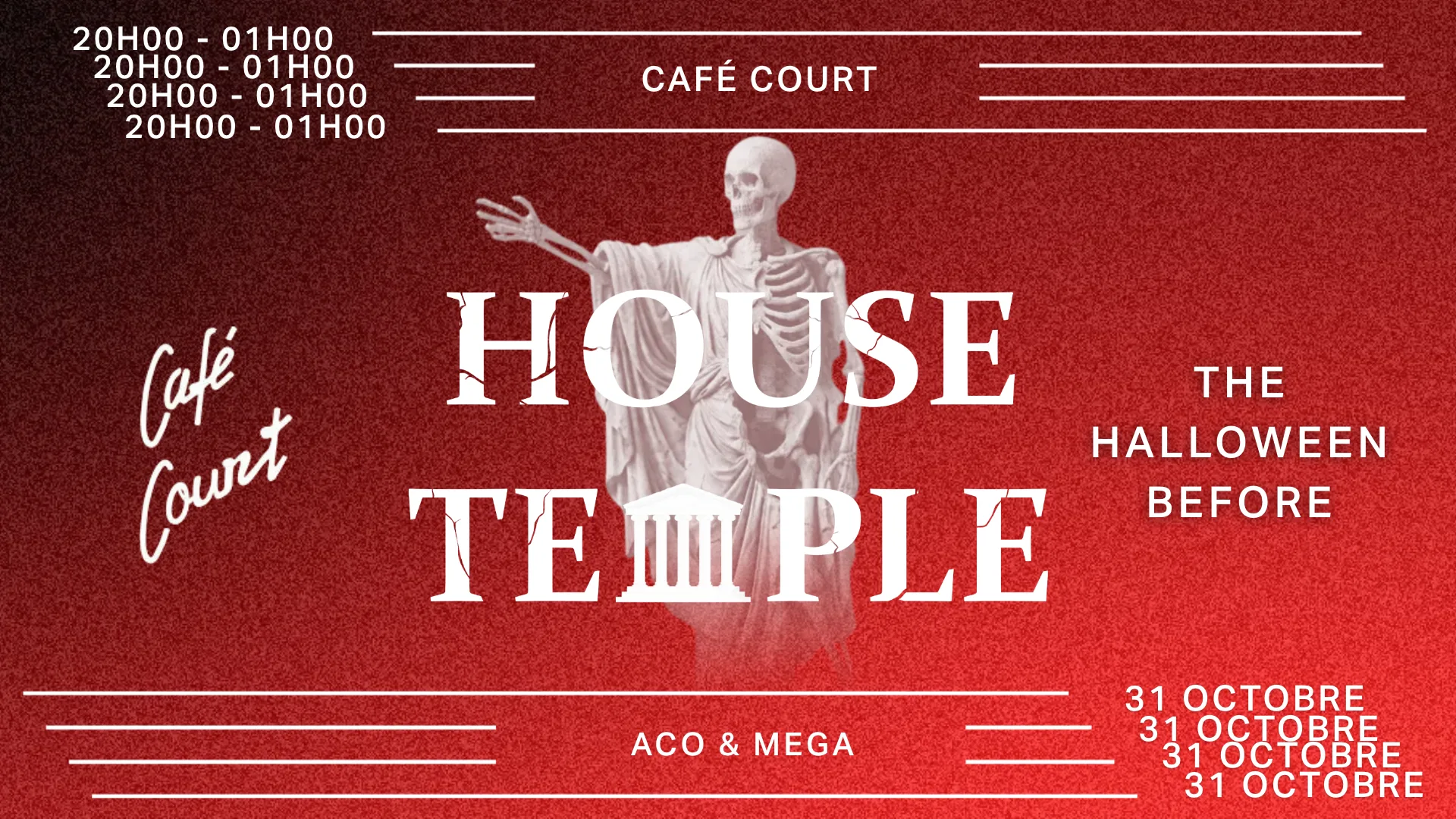 The Halloween Before - Cafe Court - Free Entrance Cover