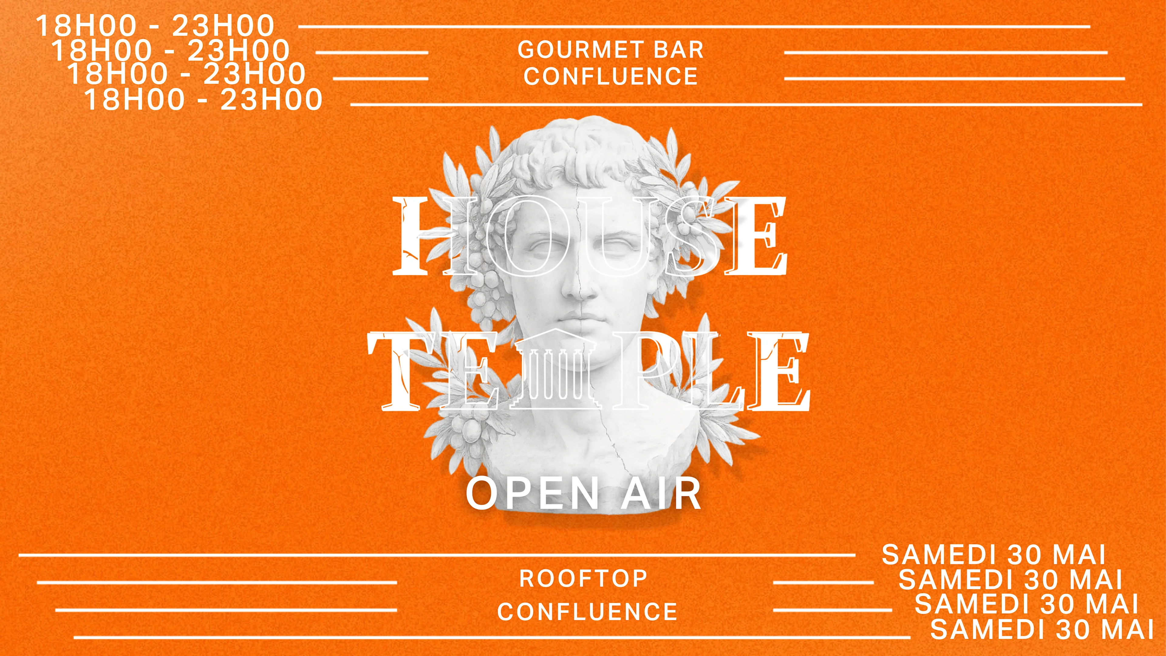 Open Air - House Temple X Gourmet Bar (Free Entrance) Cover