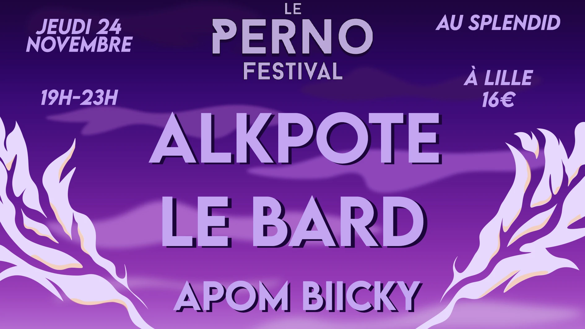 Soirée Décalée (24/11) - Le Perno Festival Cover