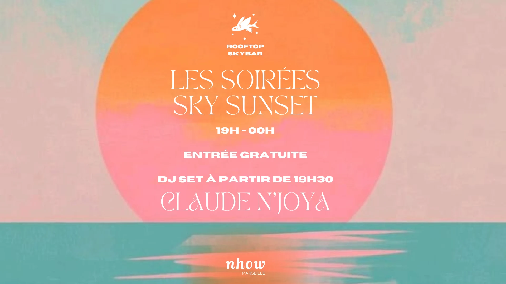 Les Sky Sunset I Rooftop Skybar I Dj Claude Njoya - 15.07 Cover