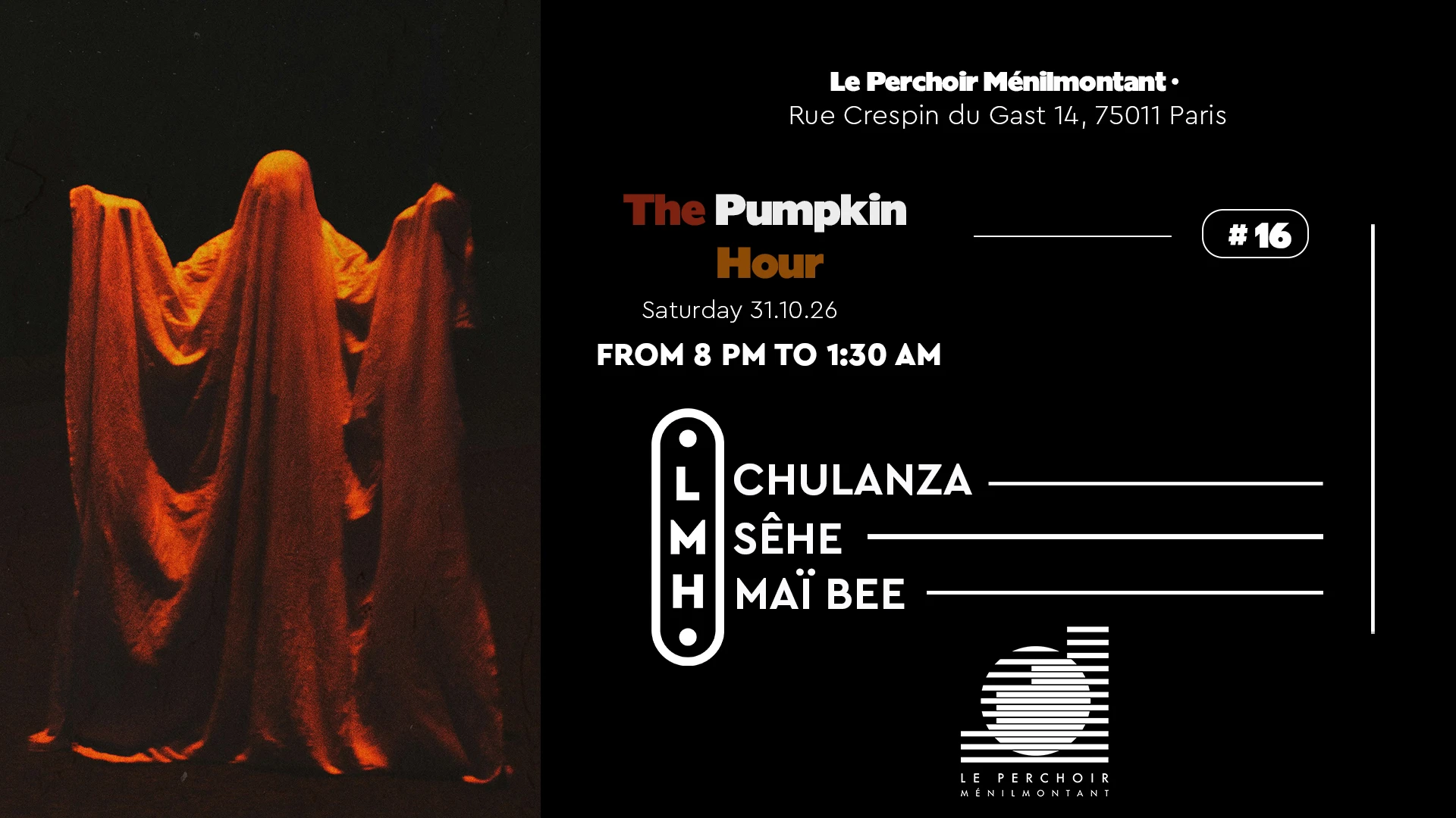 The Pumpkin Hour - Halloween #16 / Le Perchoir Ménilmontant Cover