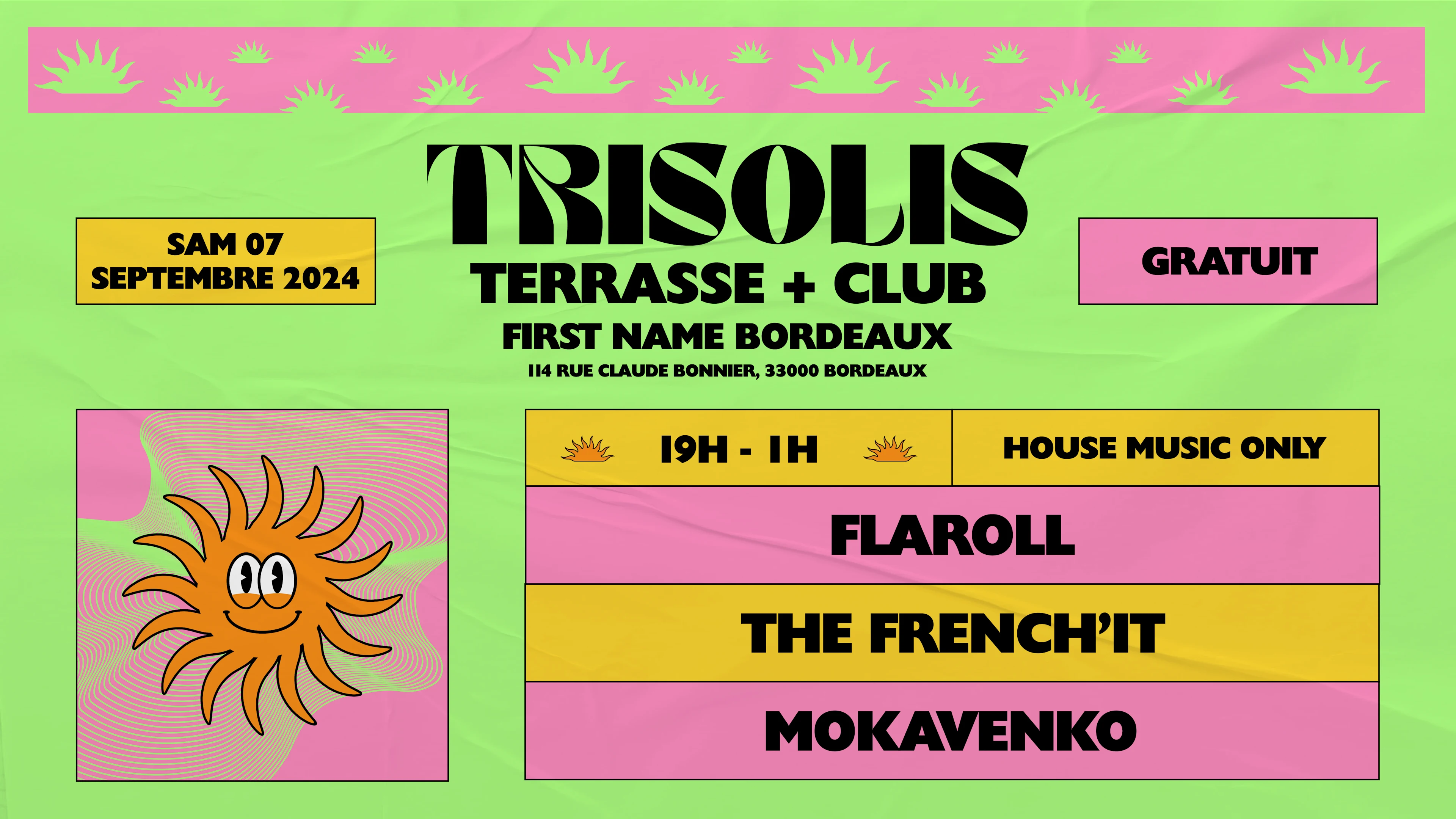 Trisolis X Firstname Bordeaux : Terrasse + Club #2 Cover