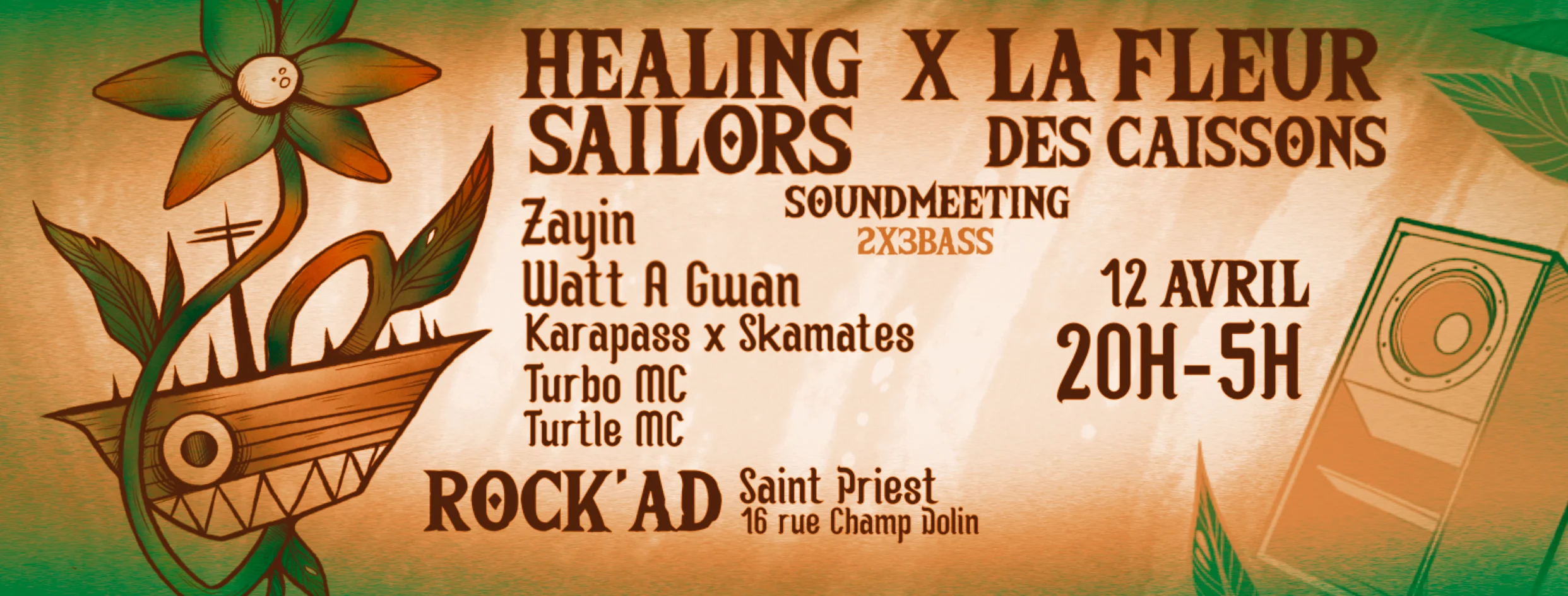 Healing Sailors X La Fleur Des Caissons Cover