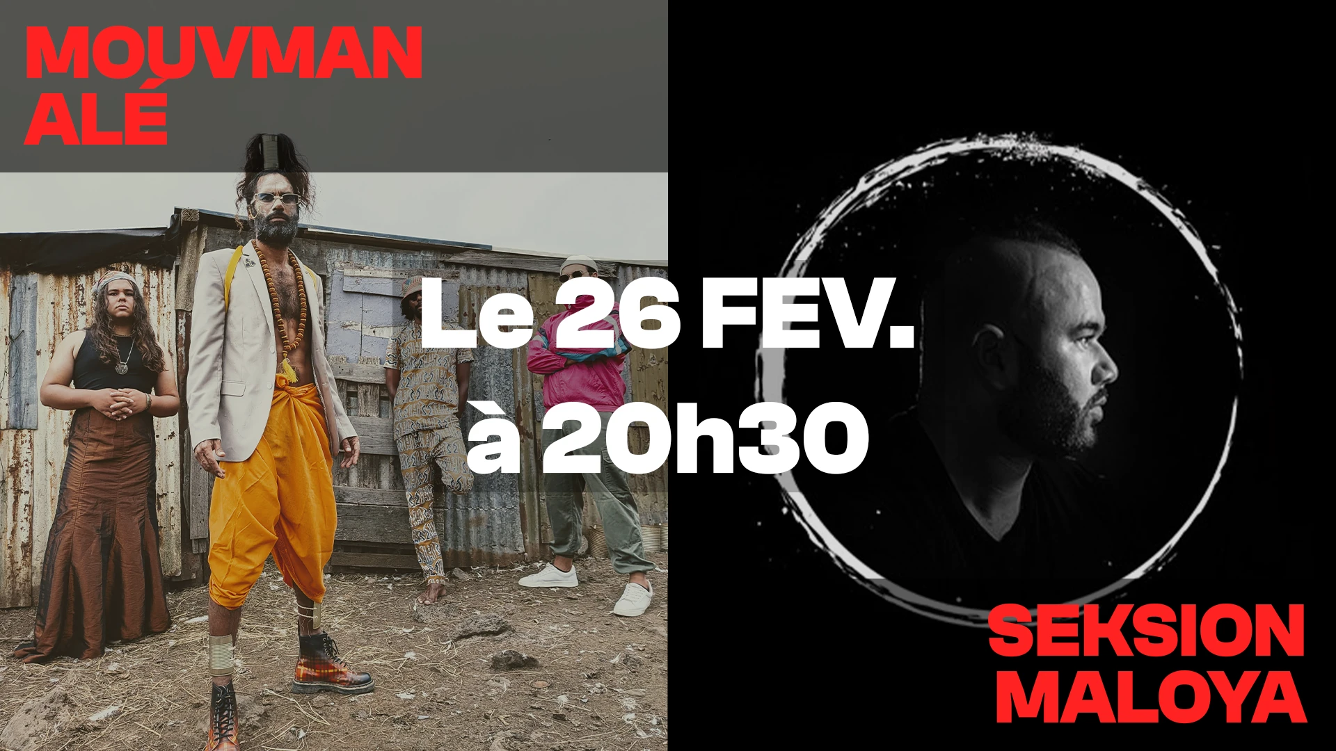 Mouvman Alé + Séksion Maloya I 26.02.26 Cover