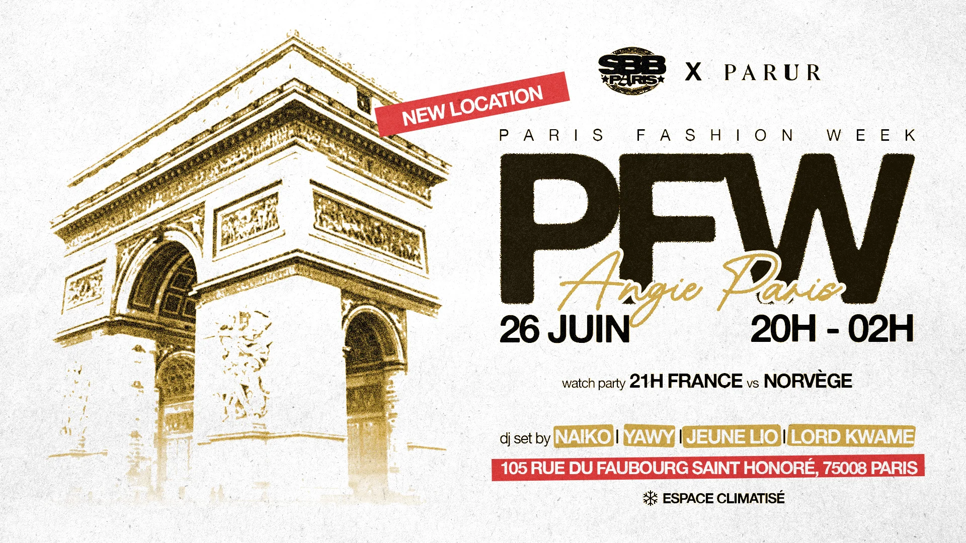 Pfw After Party           Sbb X Parur Cover