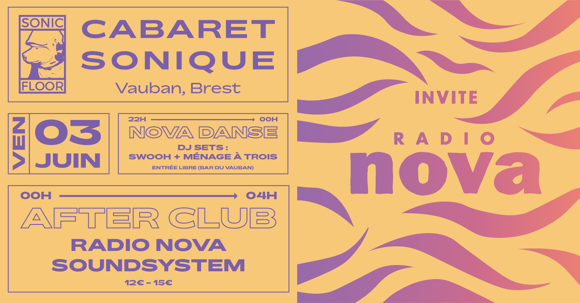  Cabaret Sonique : Radio Nova Soundsystem All Night Long Cover