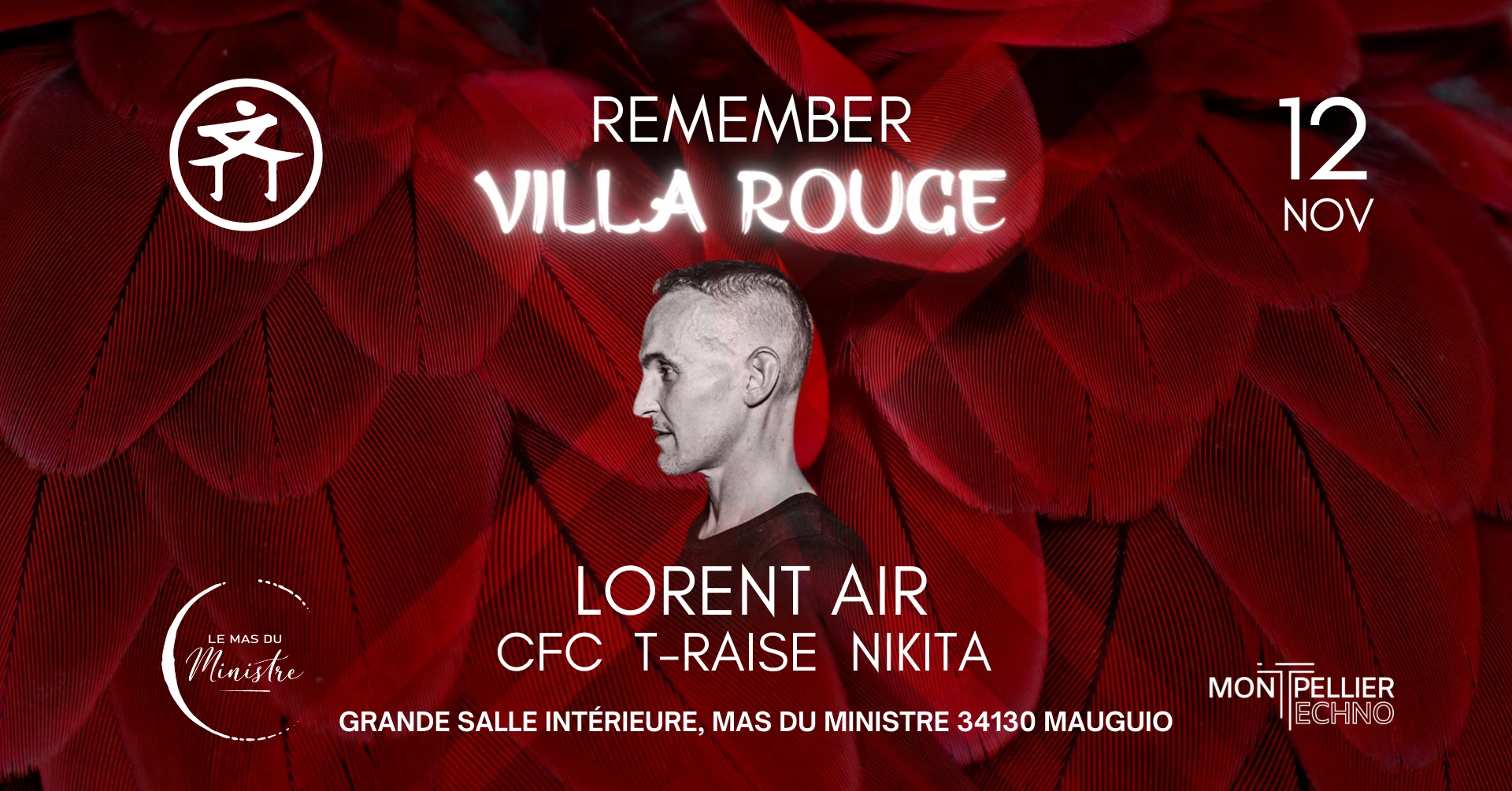 Remember Villa Rouge By Montpellier Techno - Mas Du Ministre Cover