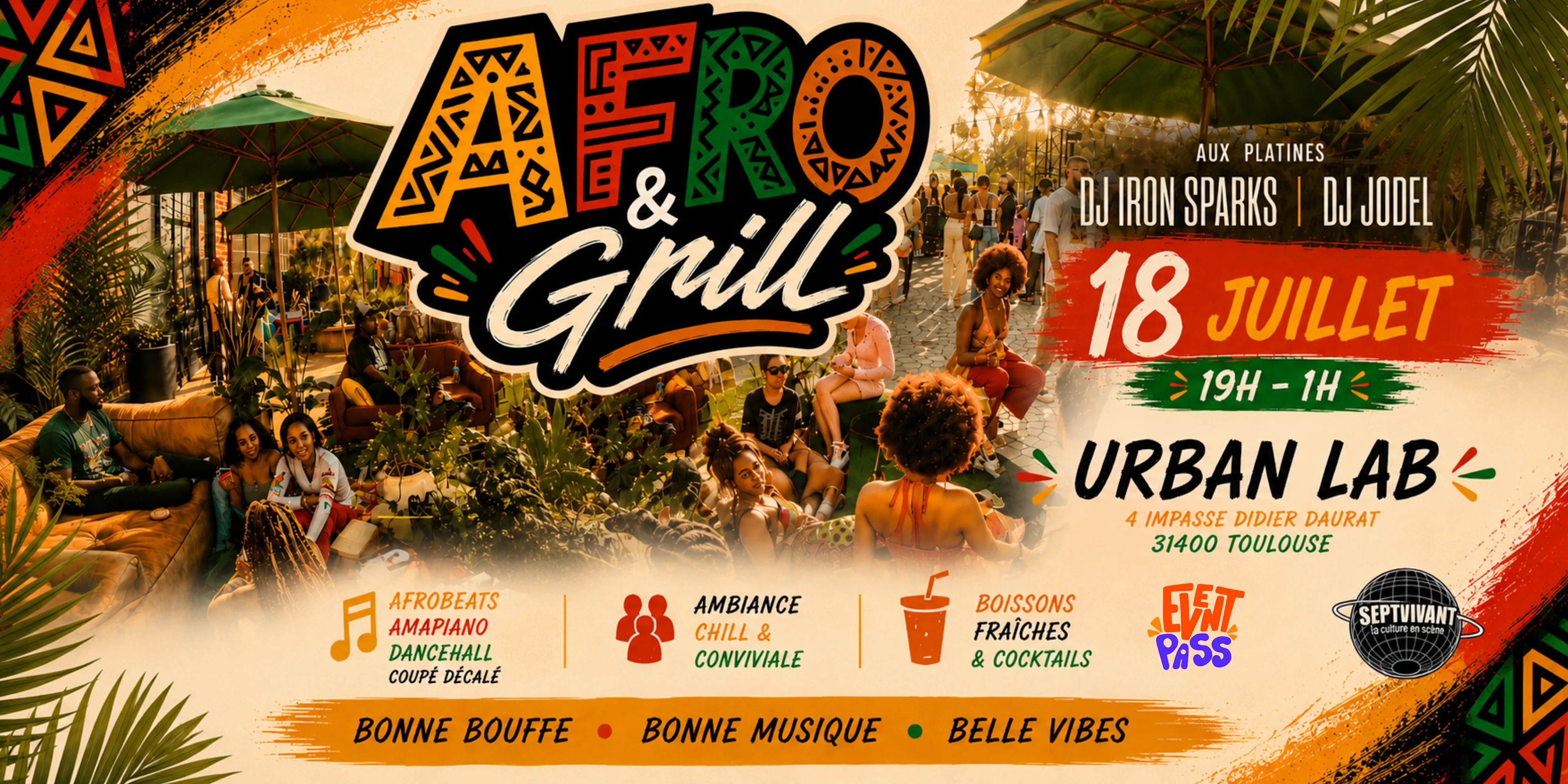 Afro Grill Cover