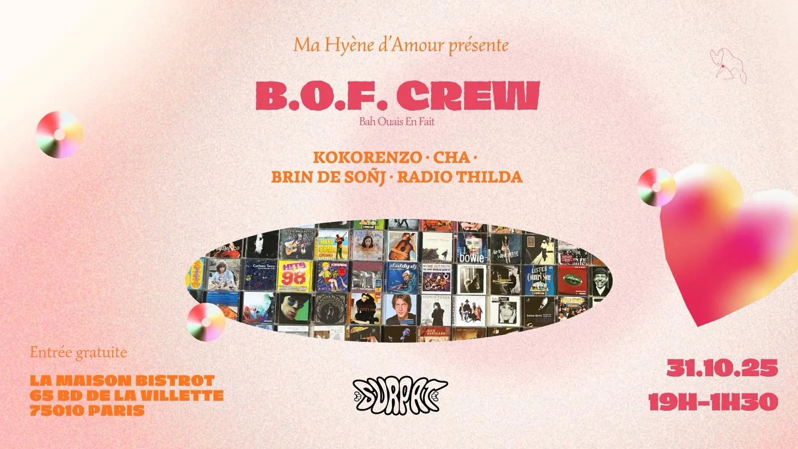 Surpat : B.O.F Cover