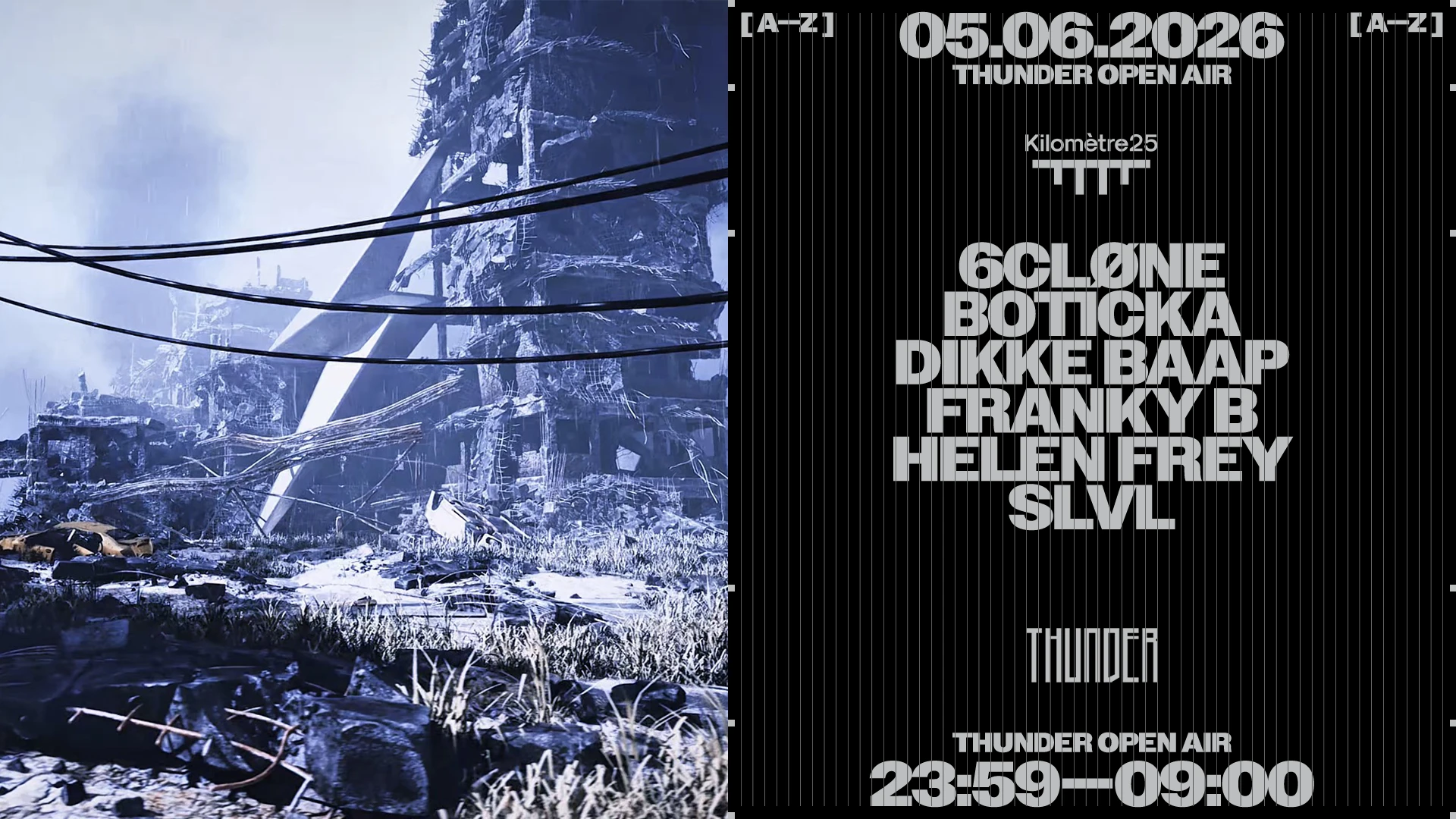 Thunder : Slvl, Boticka, Dikke Baap, Franky B, Helen Frey Cover