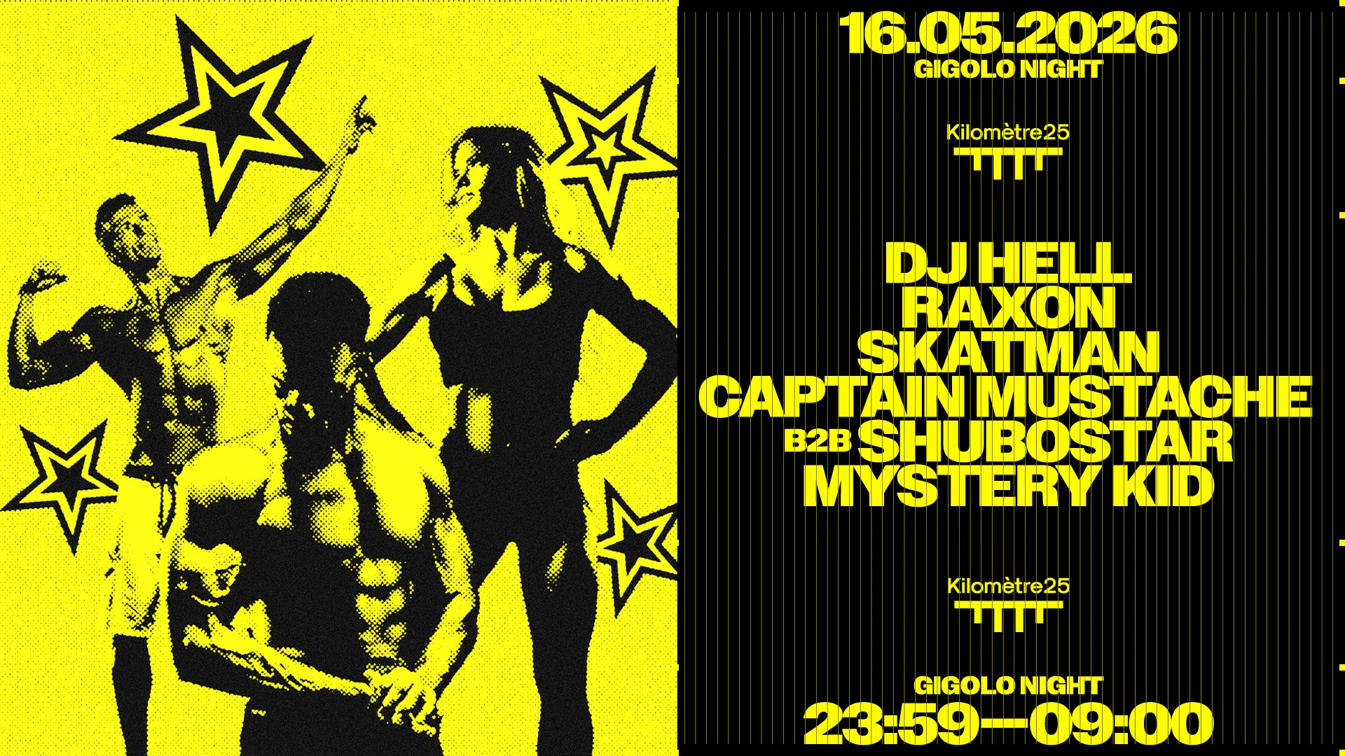 Gigolo Night : Dj Hell, Raxon, Skatman, Captain Mustache Cover