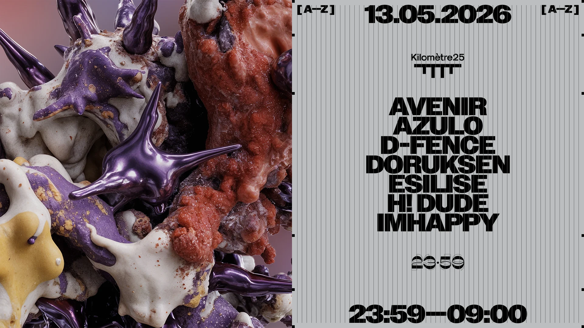 23:59 : D-Fence, H! Dude, Azulo, Esilise, Imhappy, Avenir Cover