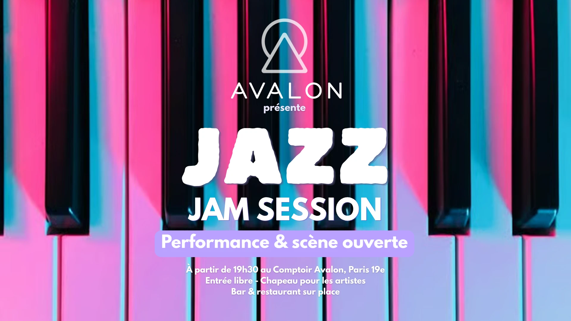 Avalon Jazz Jam Session Cover