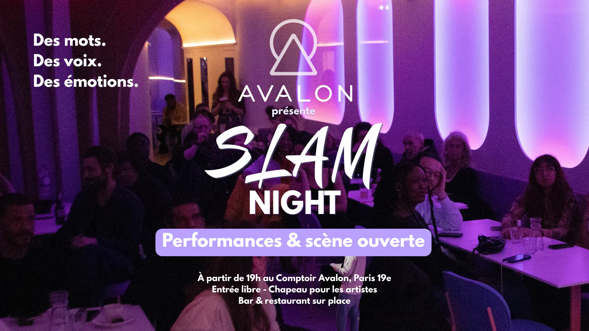 Soirée Slam - Scène Ouverte & Performances Cover
