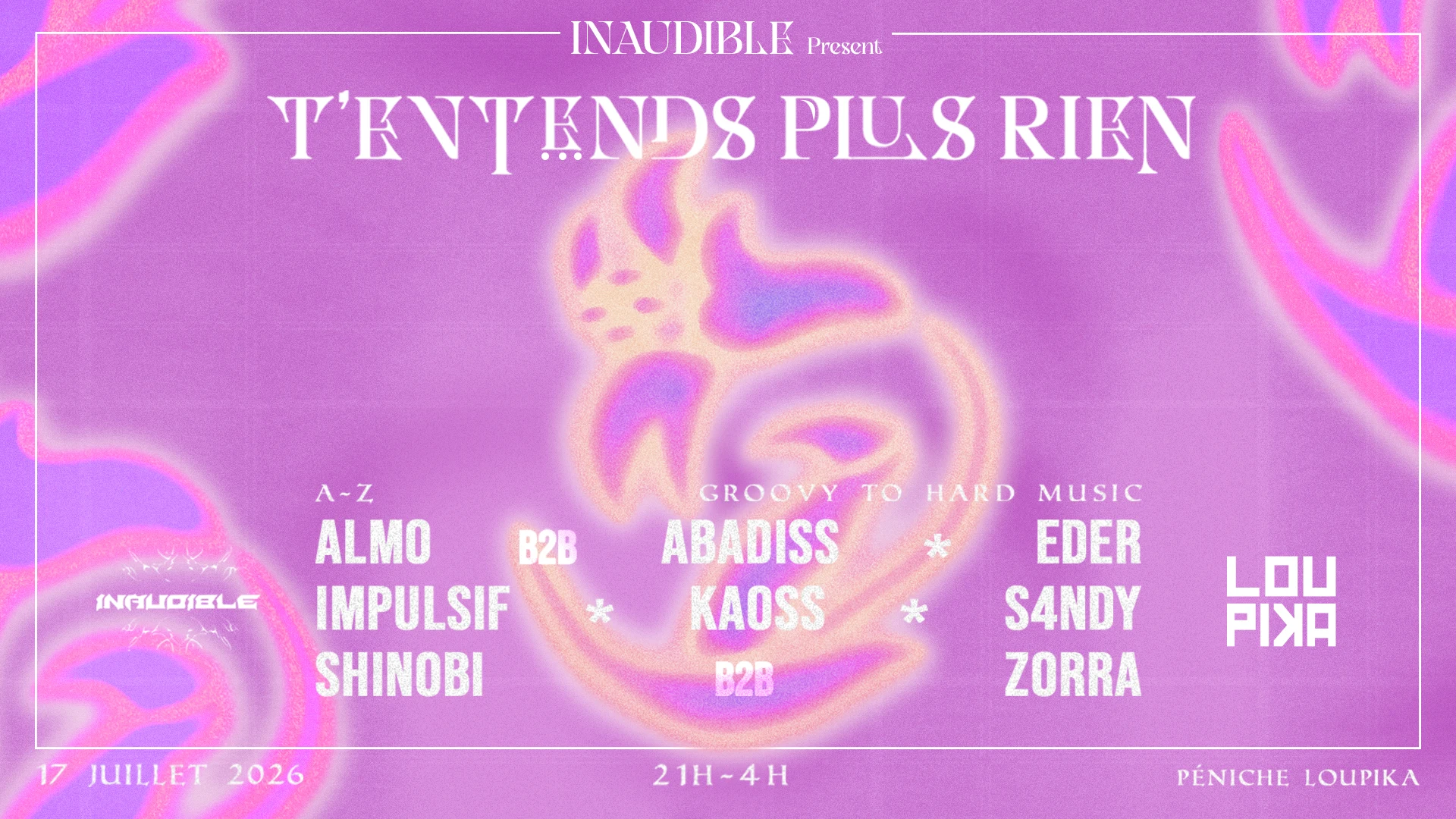 Inaudible: T'entends Plus Rien Cover