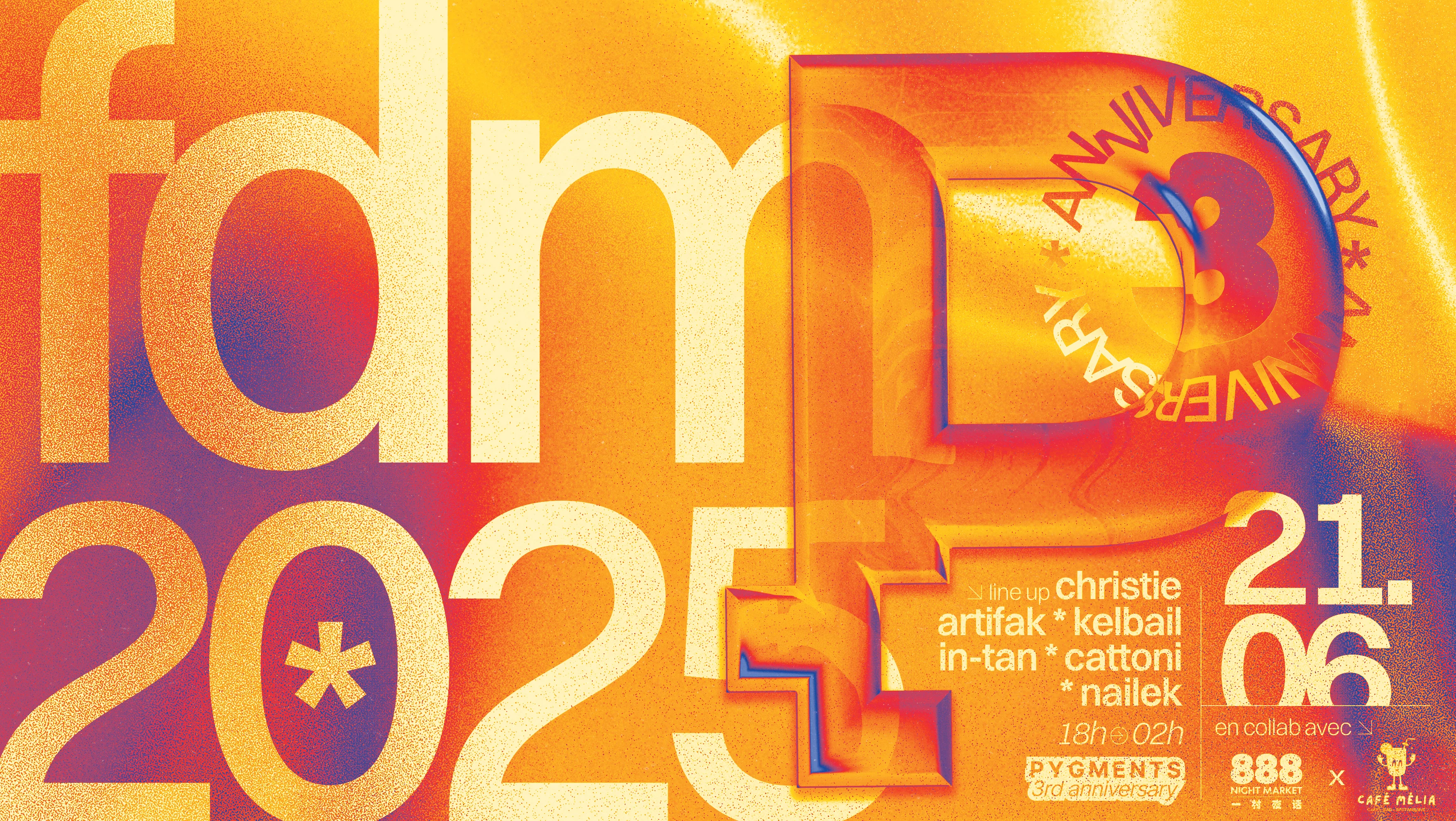 Fête De La Musique: Pygments Third Anniversary Cover