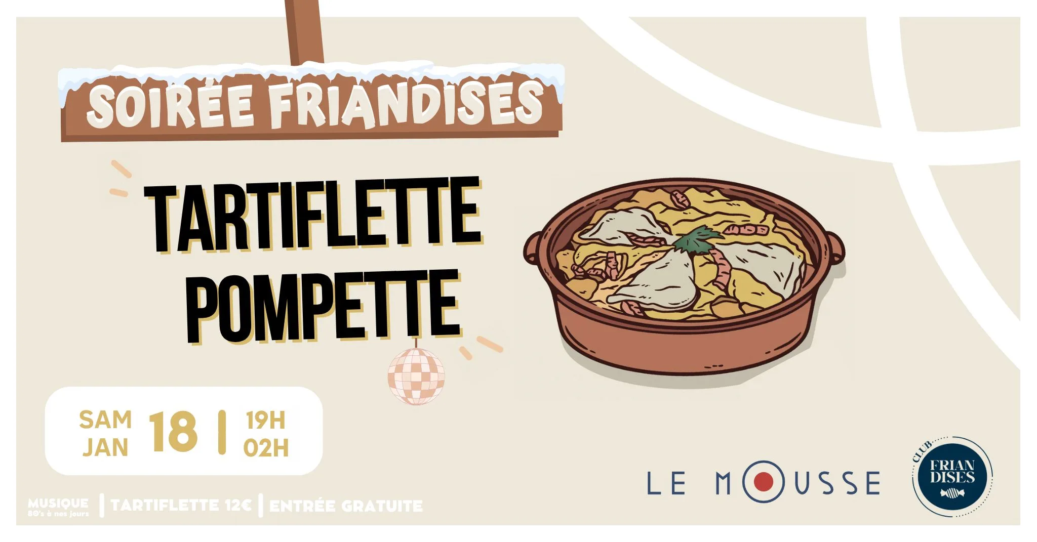 Tartiflette Pompette - Club Friandises Cover