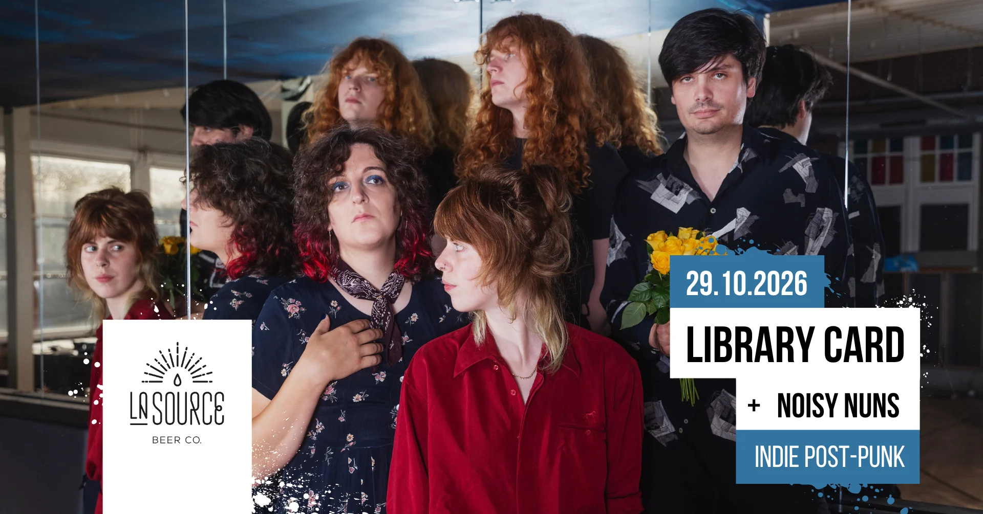 Library Card + Noisy Nuns Cover