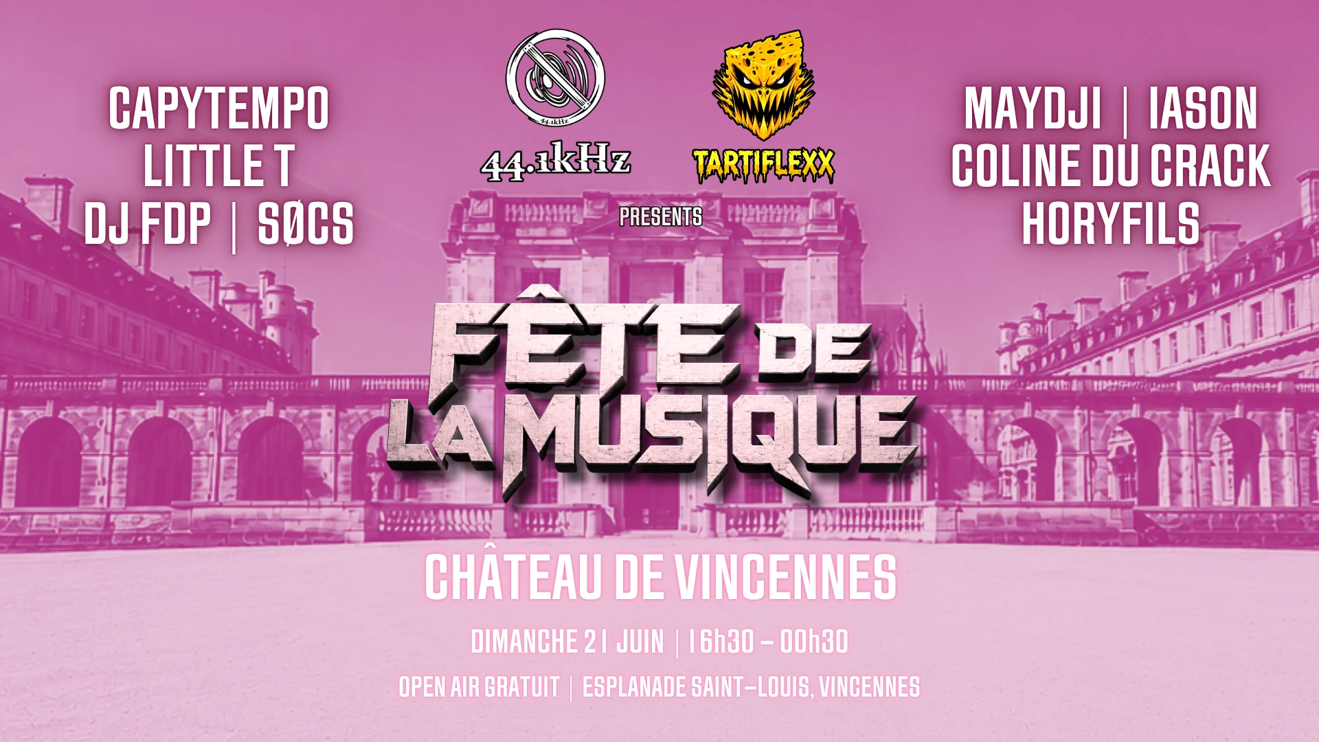 Fête De La Musique - 44.1khz X Tartiflexx Cover