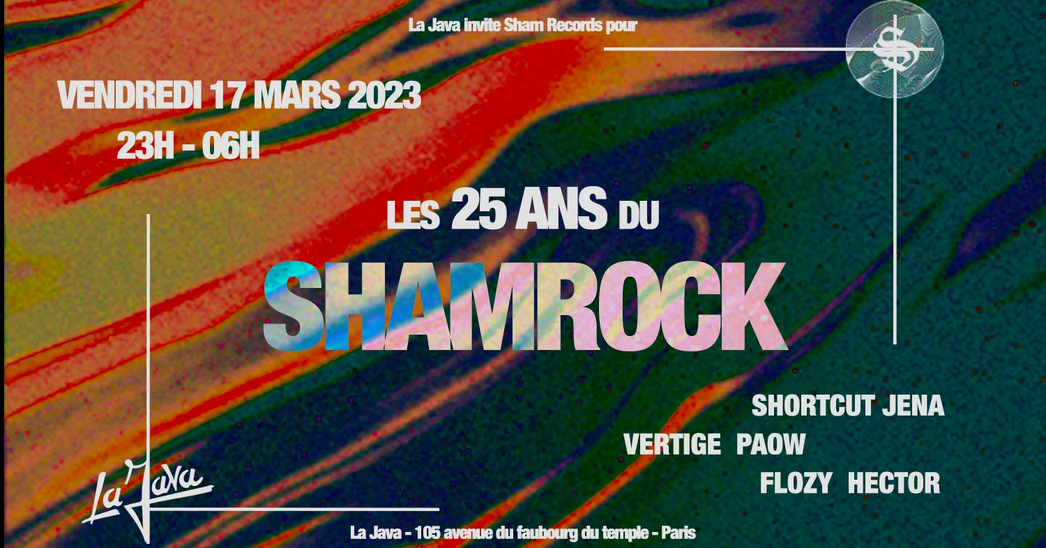 La Java X Sham Records 25 Ans Anniversaire Cover