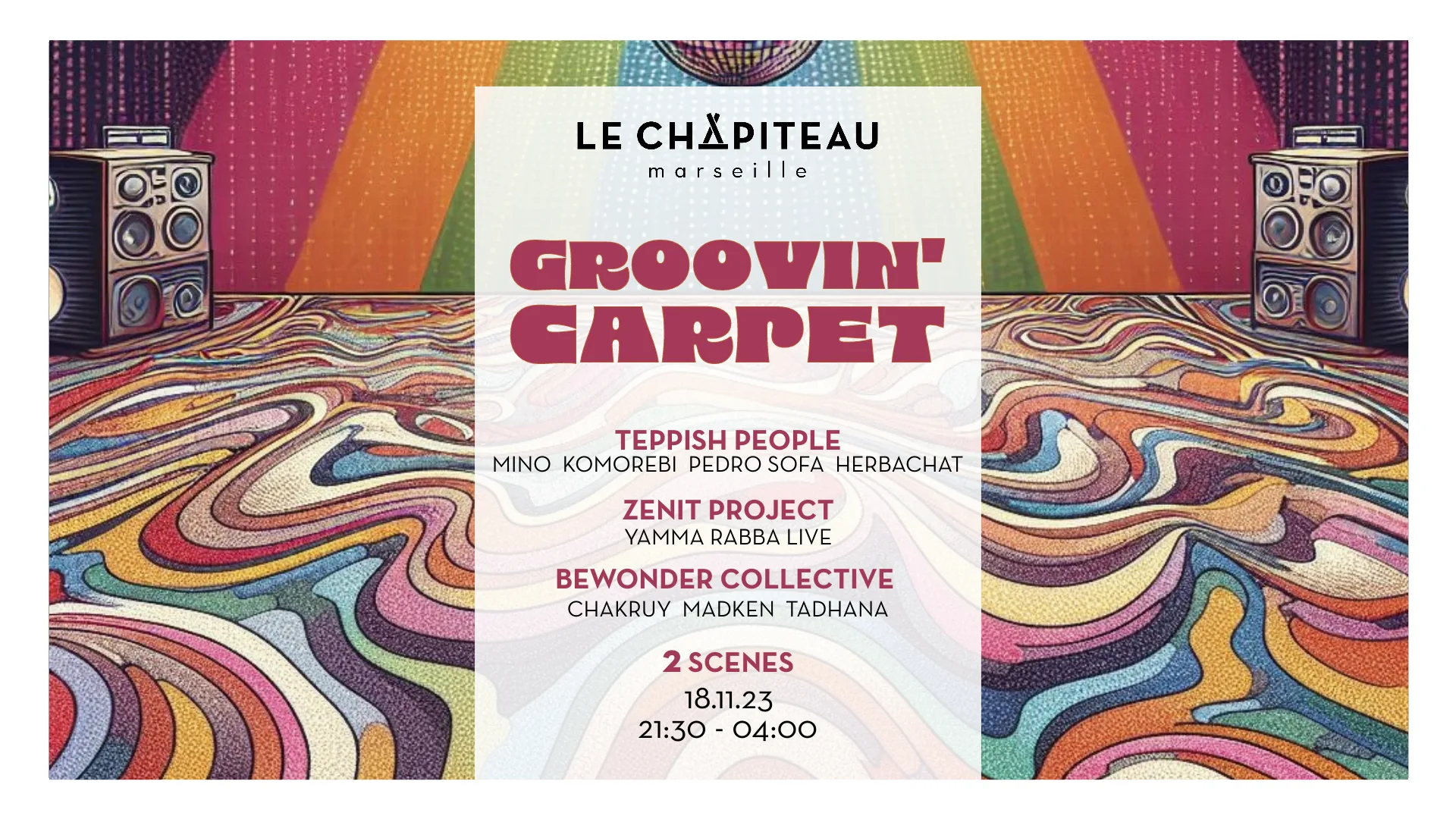 Groovin' Carpet By Teppish People, Zenit' & Bewonder Cover