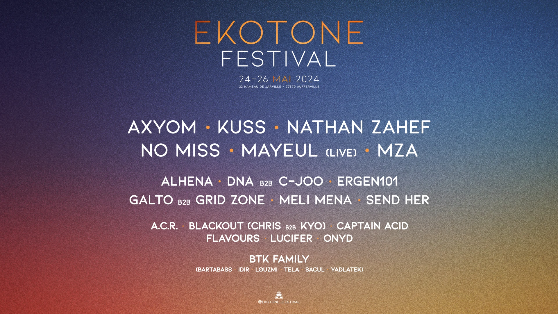 Ekotone Festival 2024 Cover