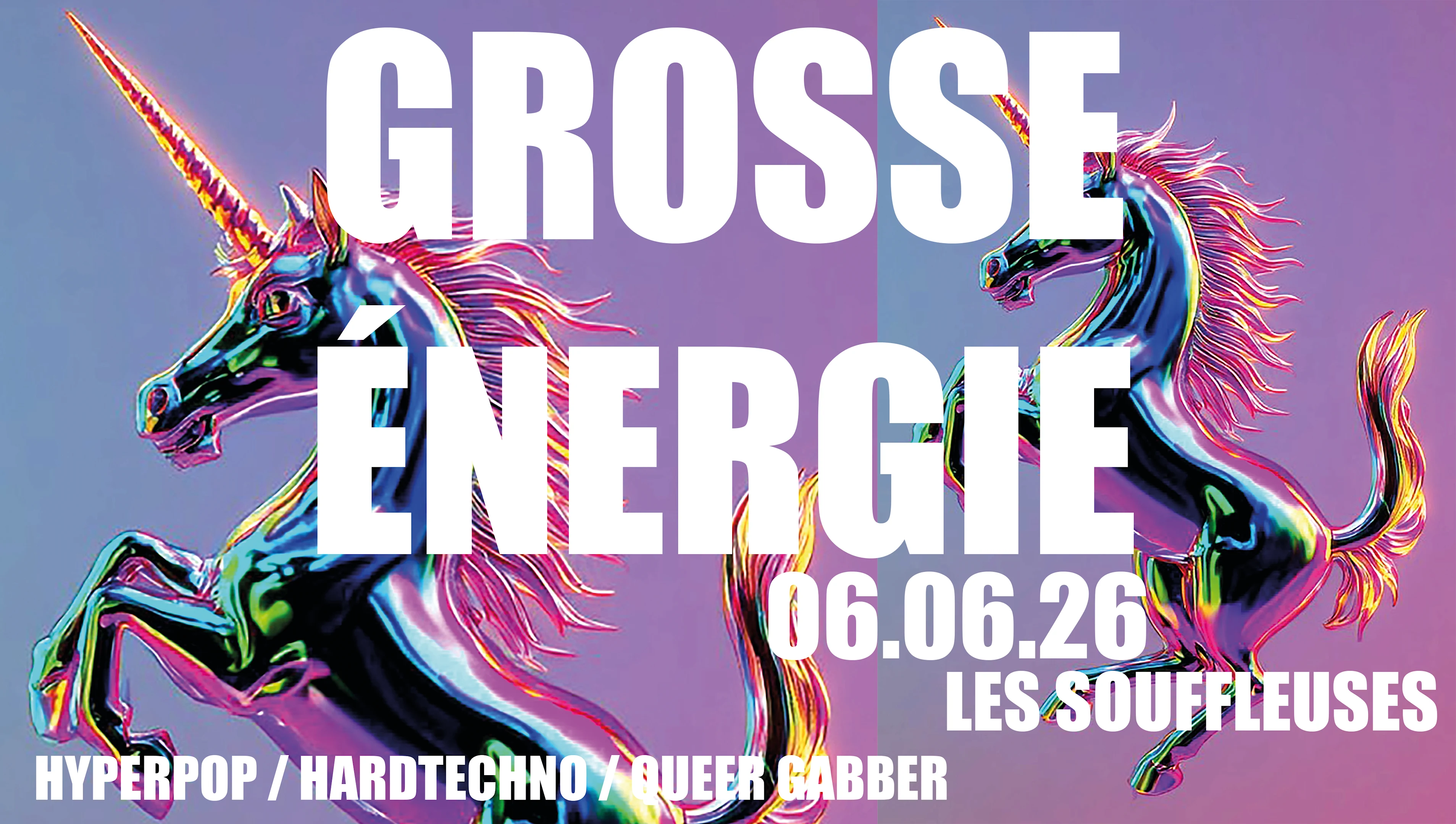 Grosse Énergie #04 — Hyper Queer Gabber / Hardtechno Party Cover