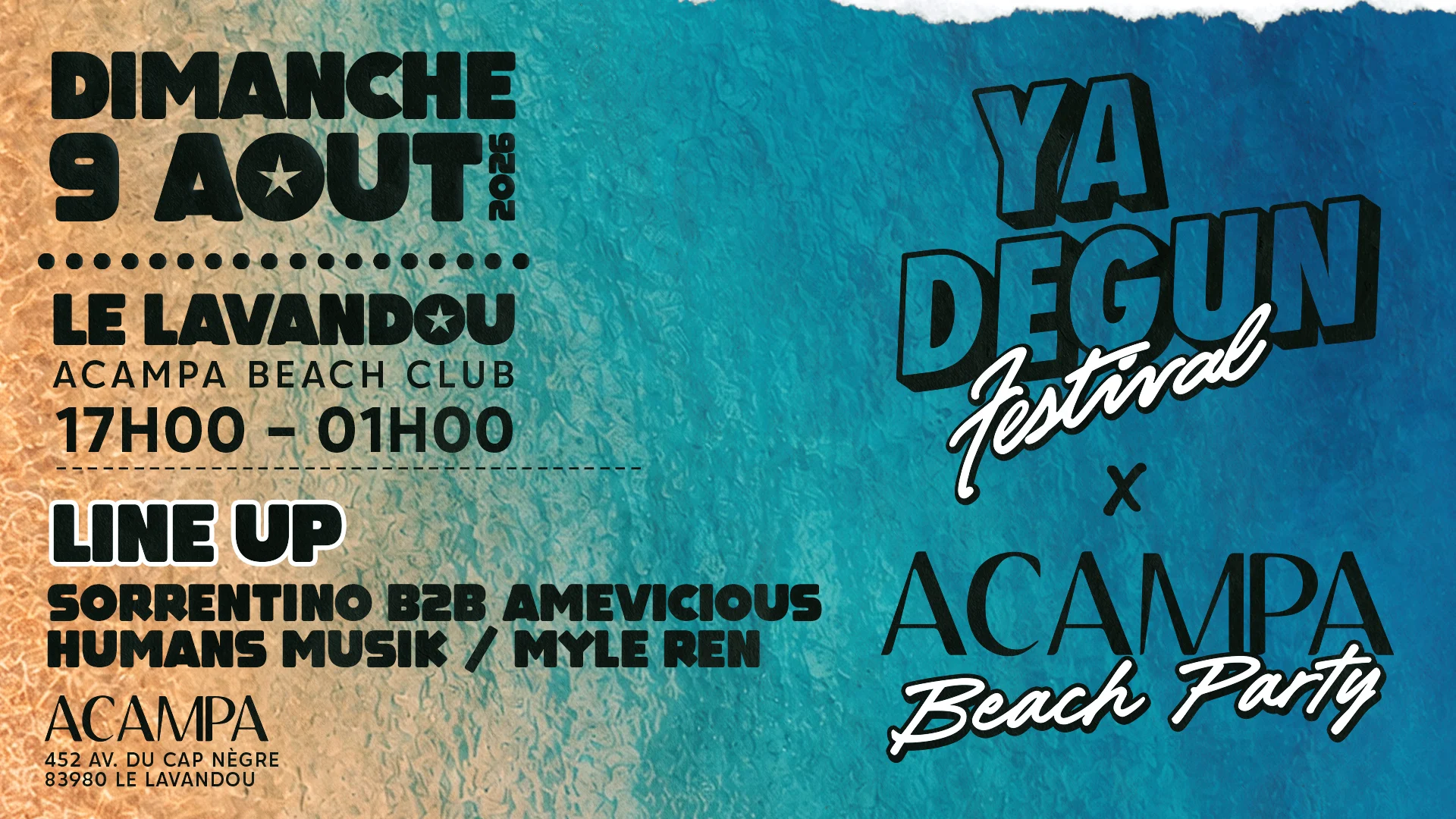 Acampa X Y'a Degun Festival Cover