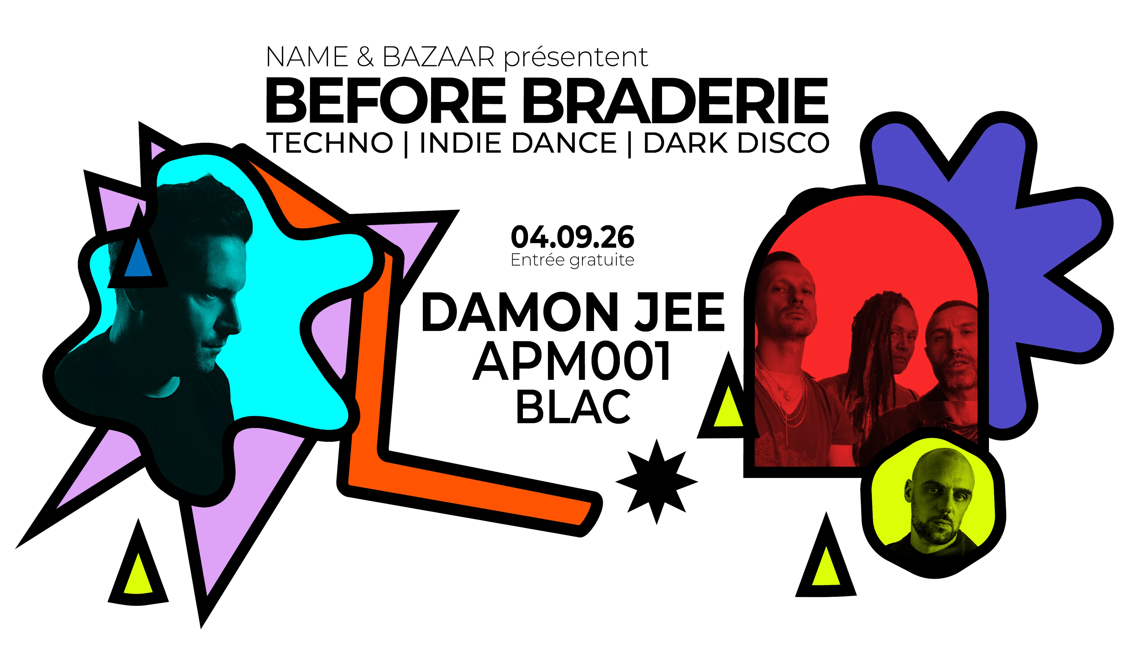Name & Bazaar Présentent Before Braderie Cover