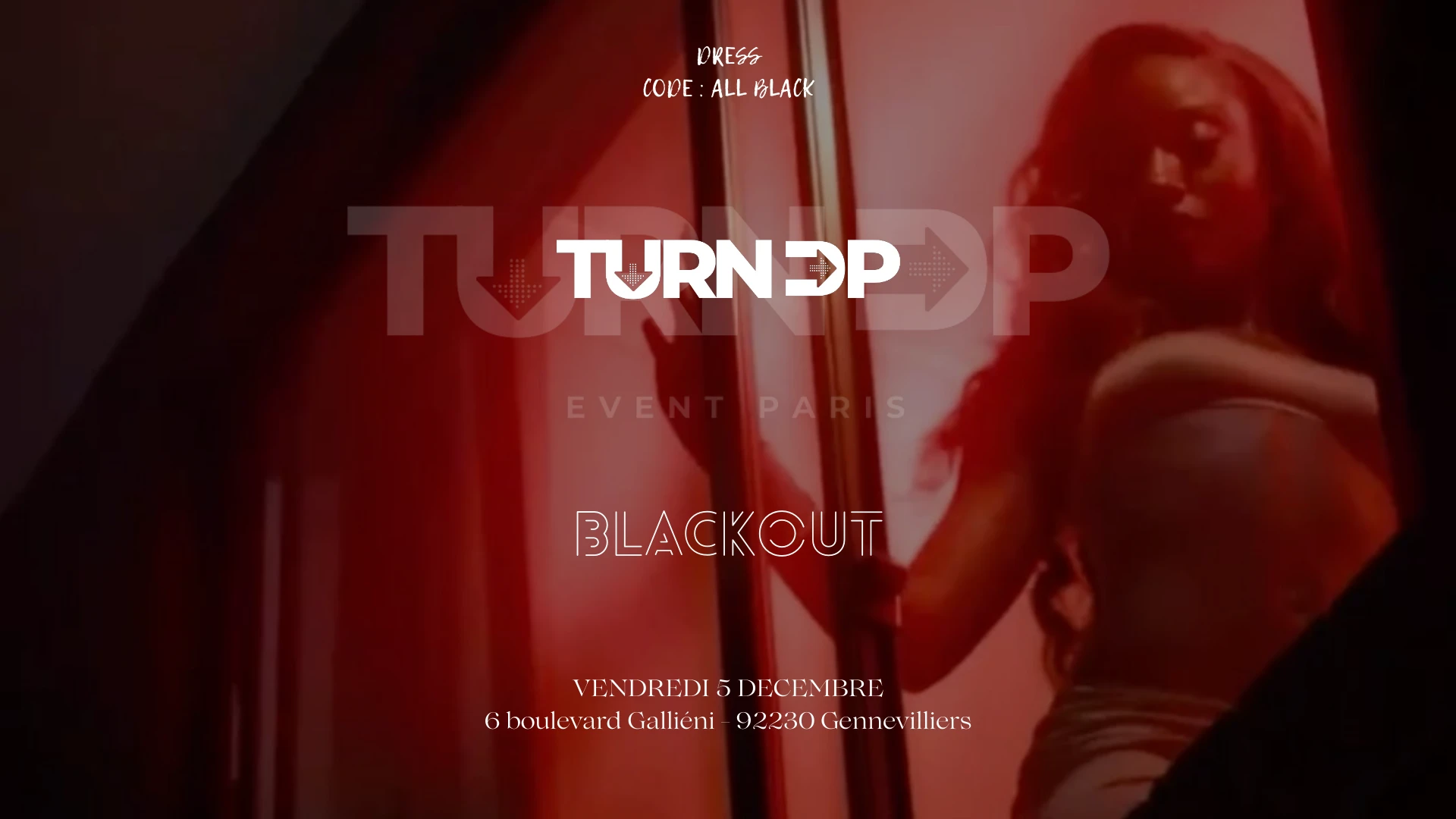 Blackout In Turn Up Event Cover