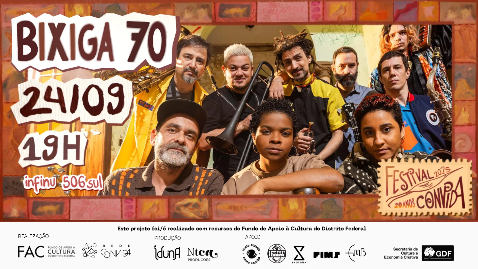 Festival Convida Apresenta Bixiga 70 Cover