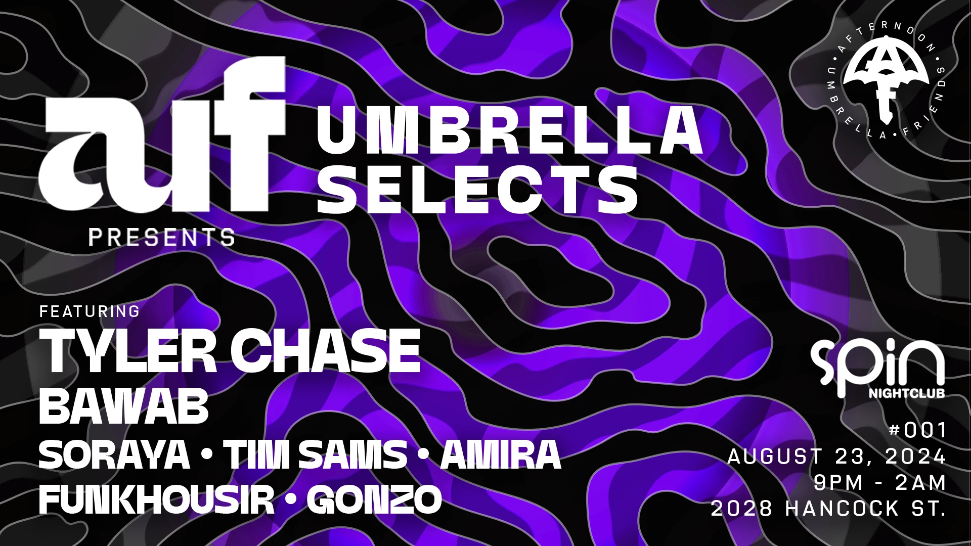 Umbrella Selects 001 // Tyler Chase Cover