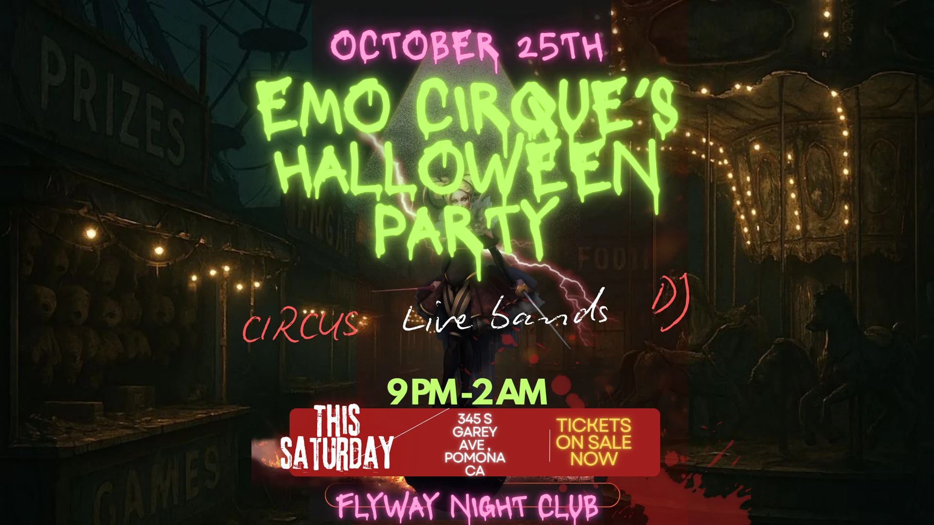 Emo Cirque: Halloween Party Cover