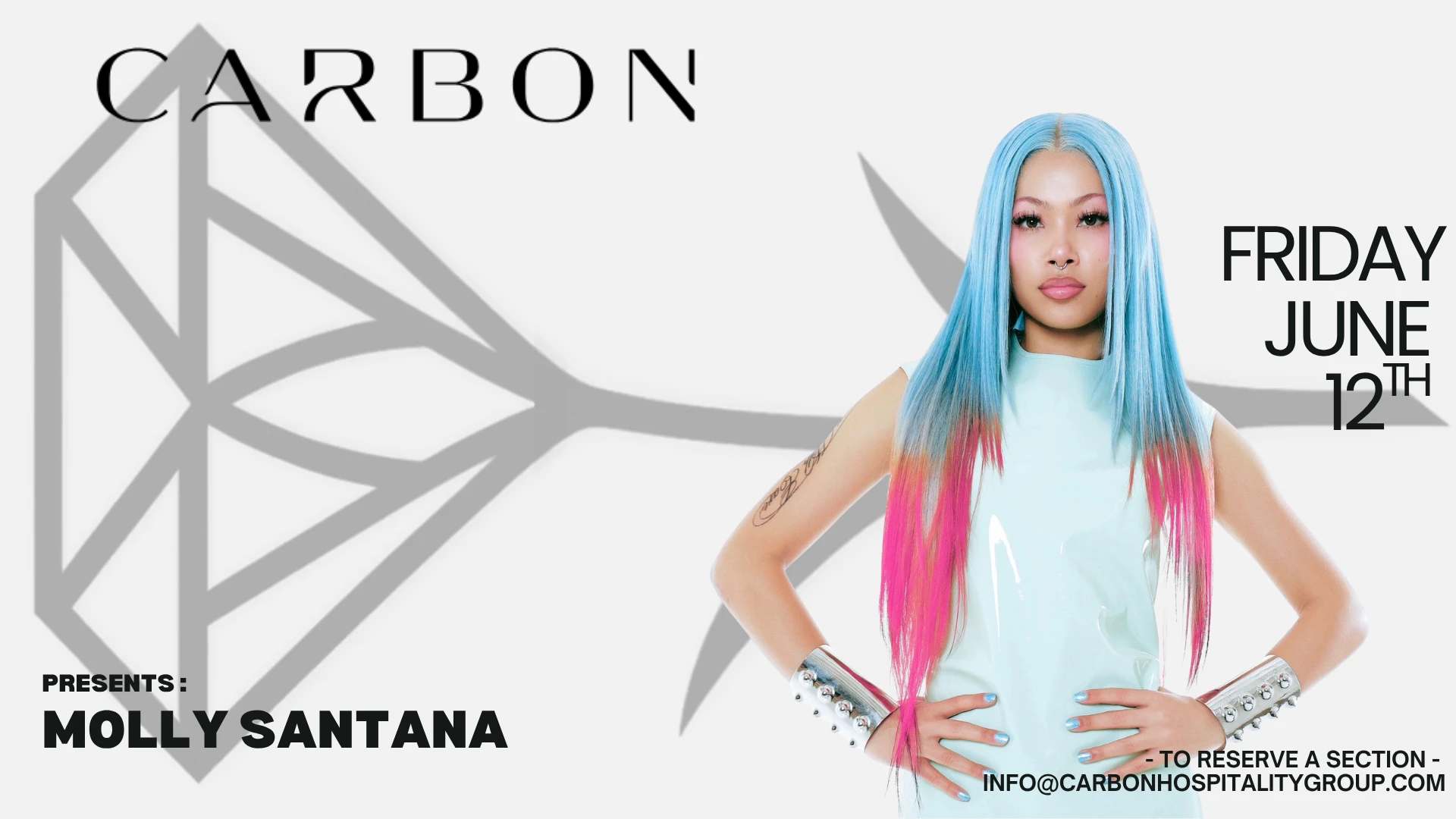 Carbon Presents : Molly Santana Cover