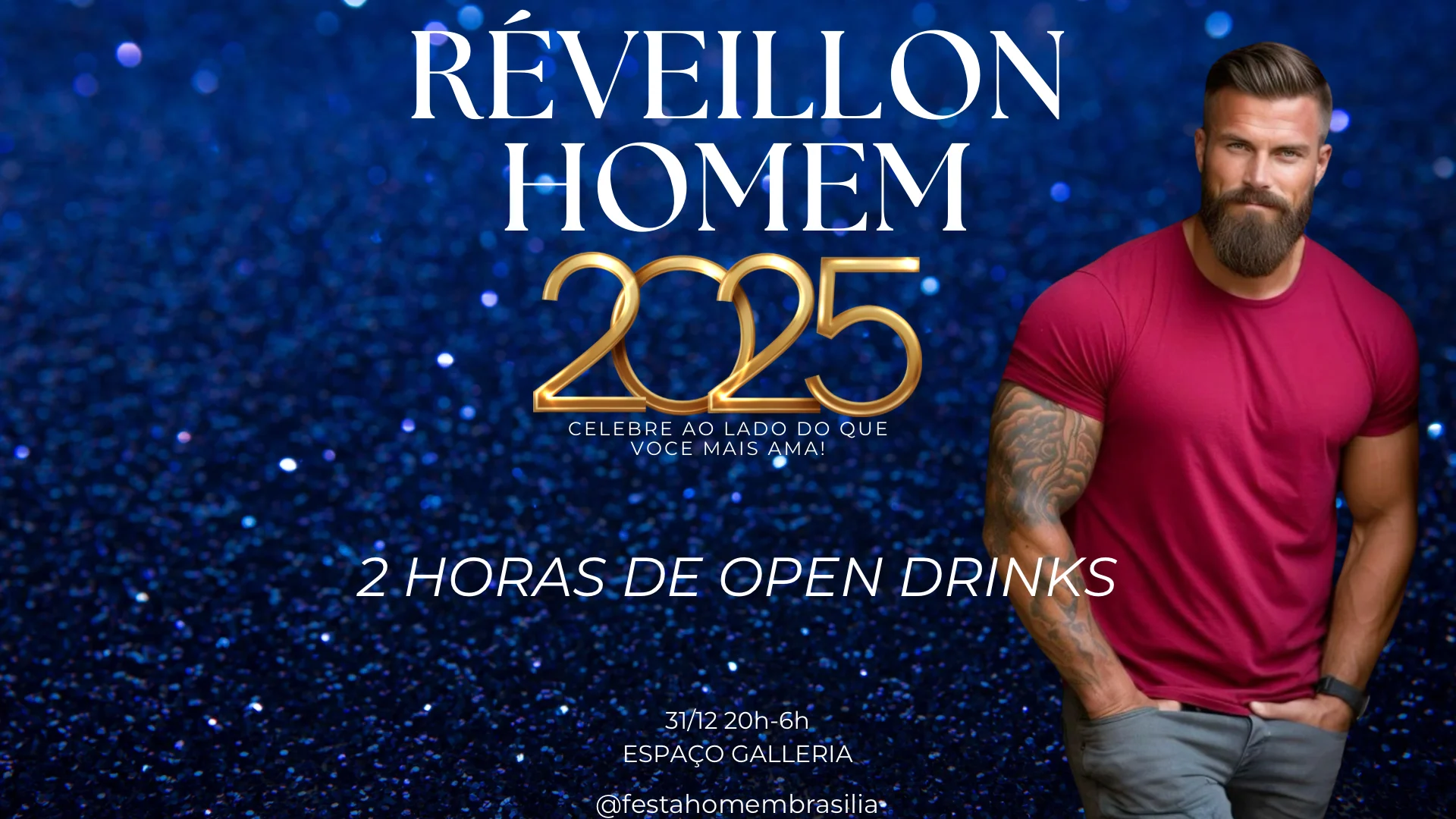 Réveillon Homem 2025 Cover