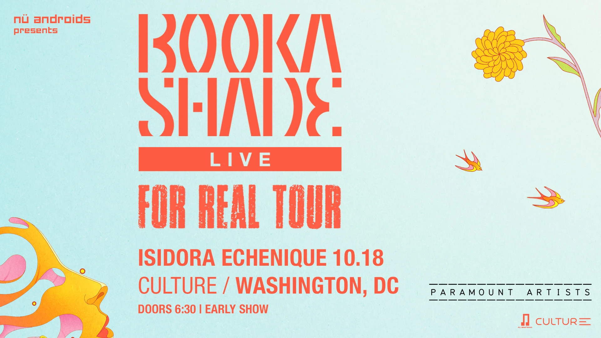 Nü Androids Presents: Booka Shade (Early Show) Cover
