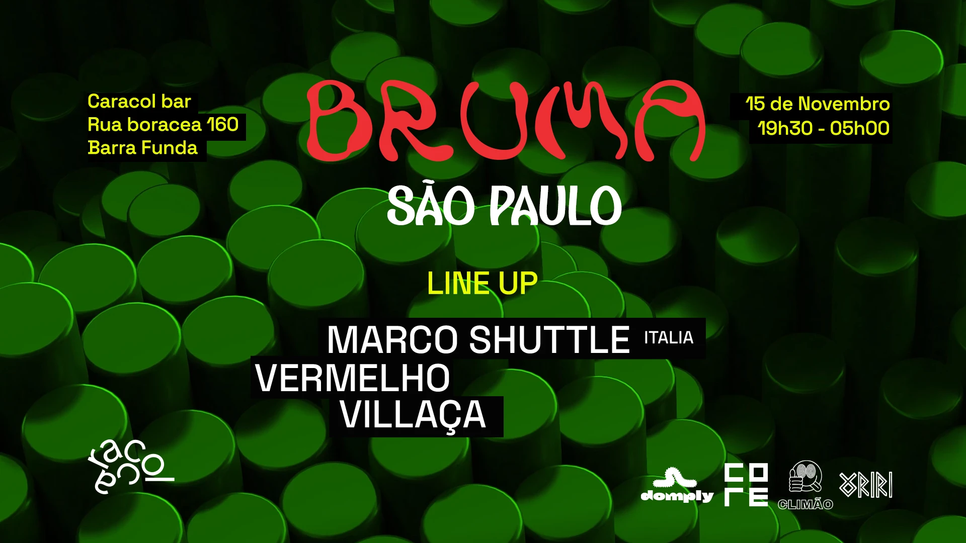 Bruma Showcase Sao Paulo C/ Marco Shuttle & Vermelho Cover