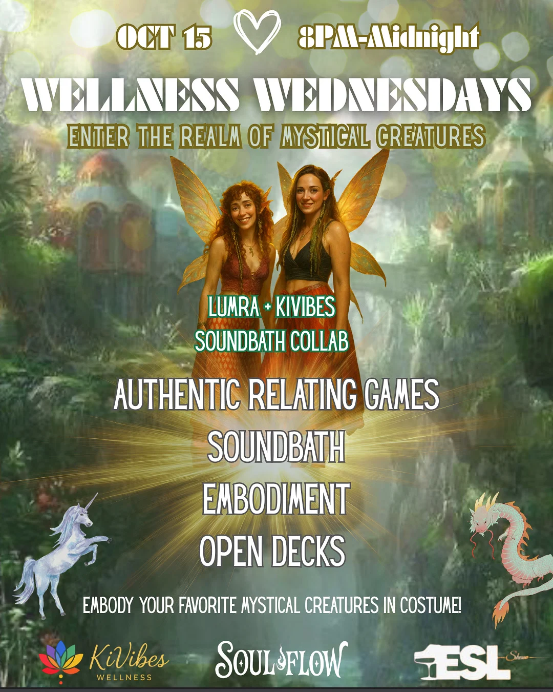 Wellness Wednesday: Realm Of Mystical Creatures @ Esl Cover